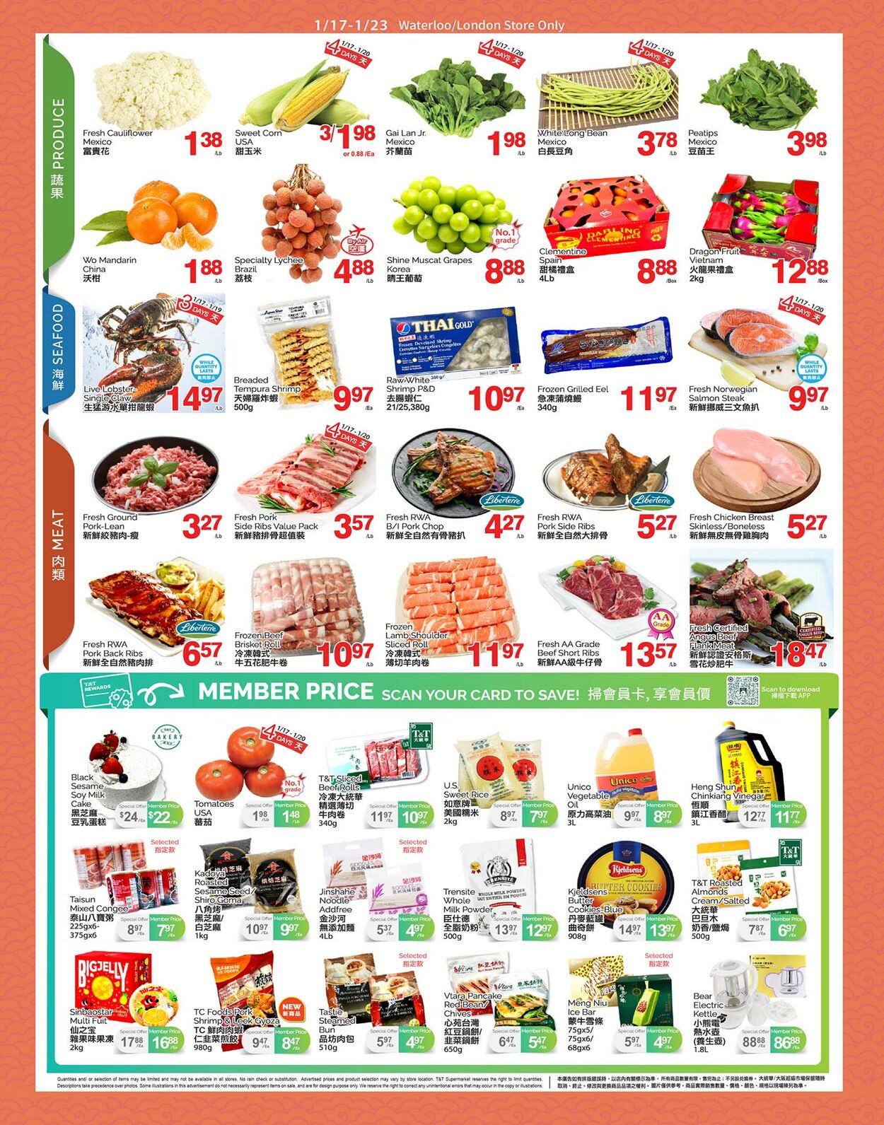 Circulaire T&T Supermarket 17.01.2025 - 23.01.2025