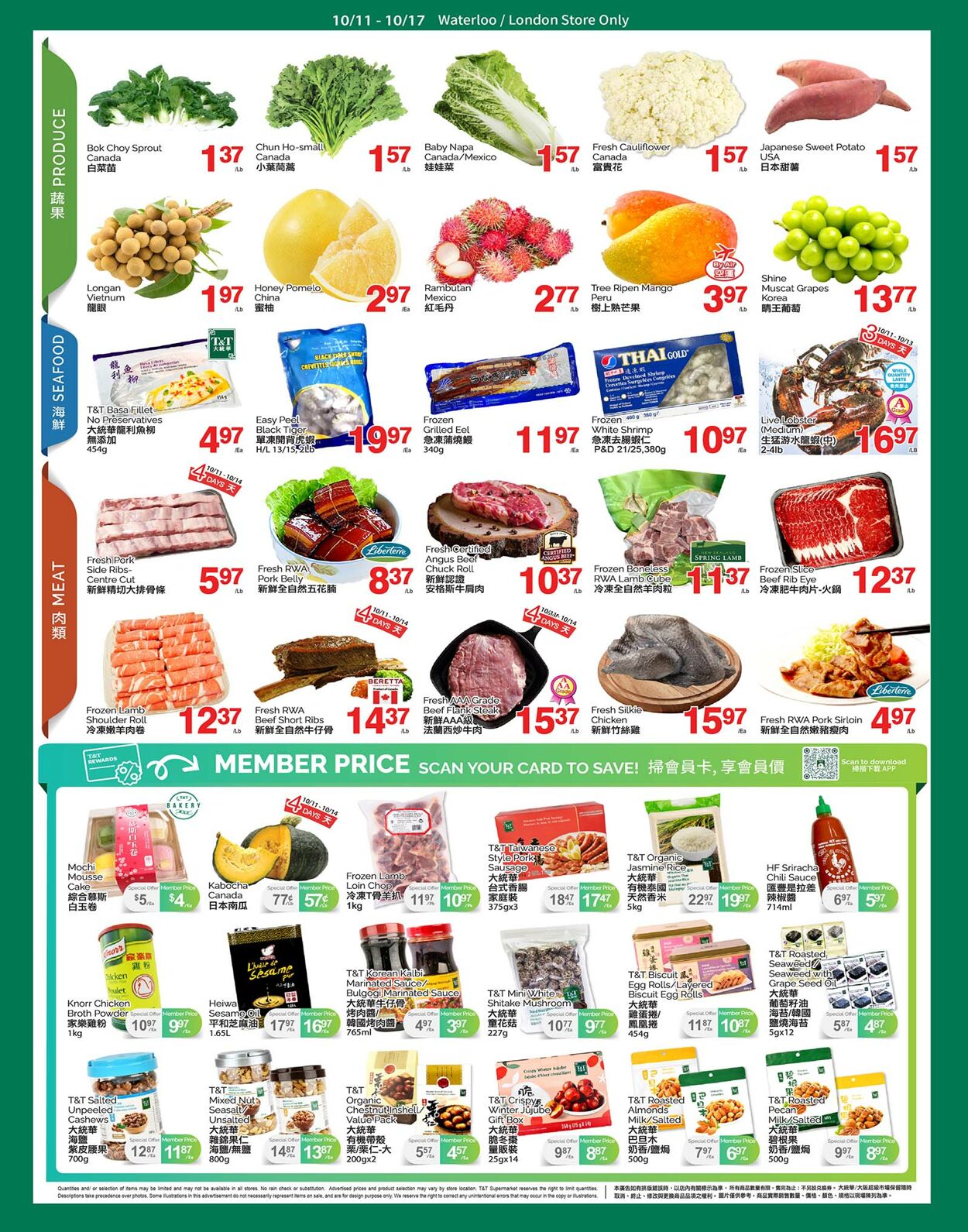 Circulaire T&T Supermarket 11.10.2024 - 17.10.2024