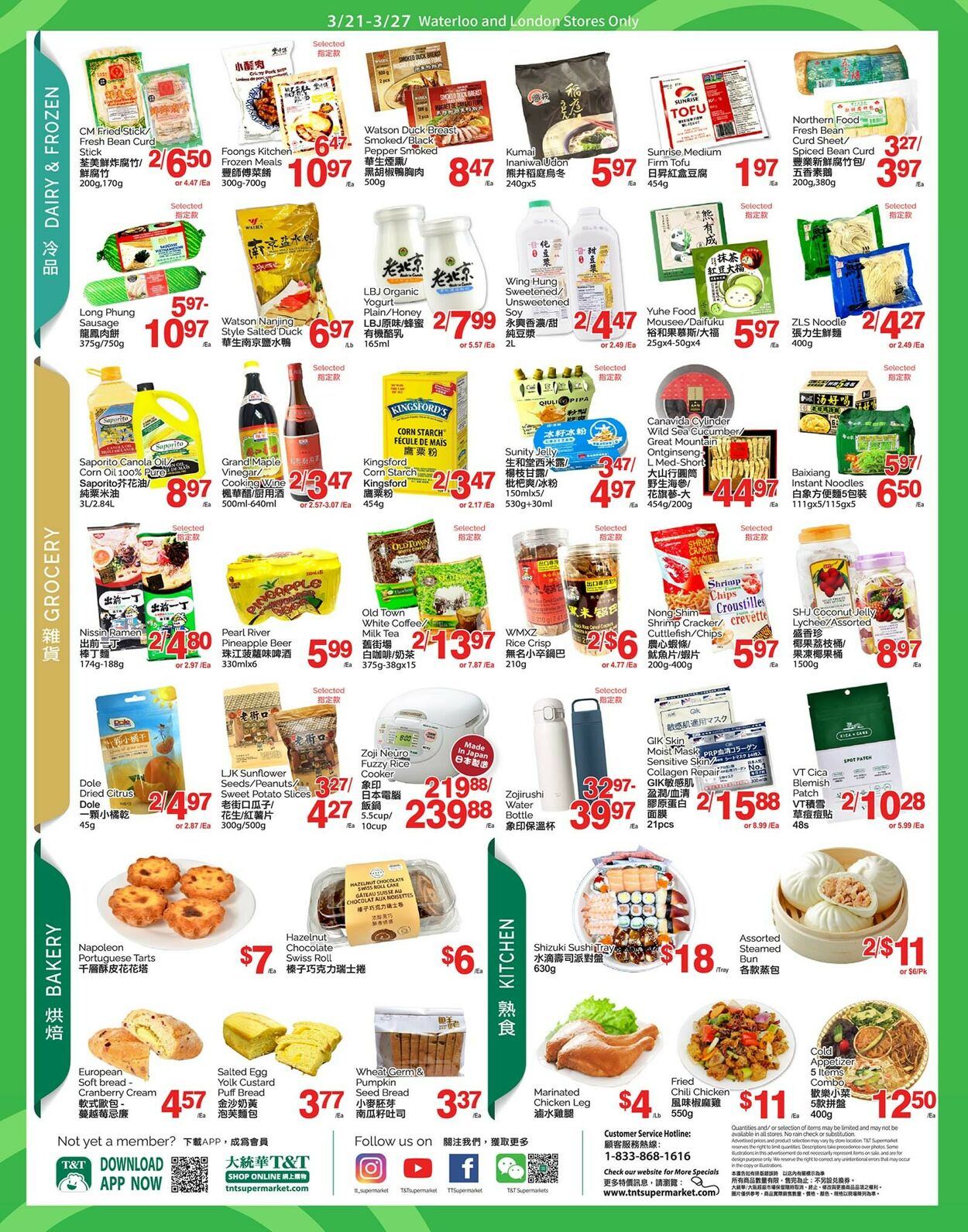 Circulaire T&T Supermarket 21.03.2025 - 27.03.2025