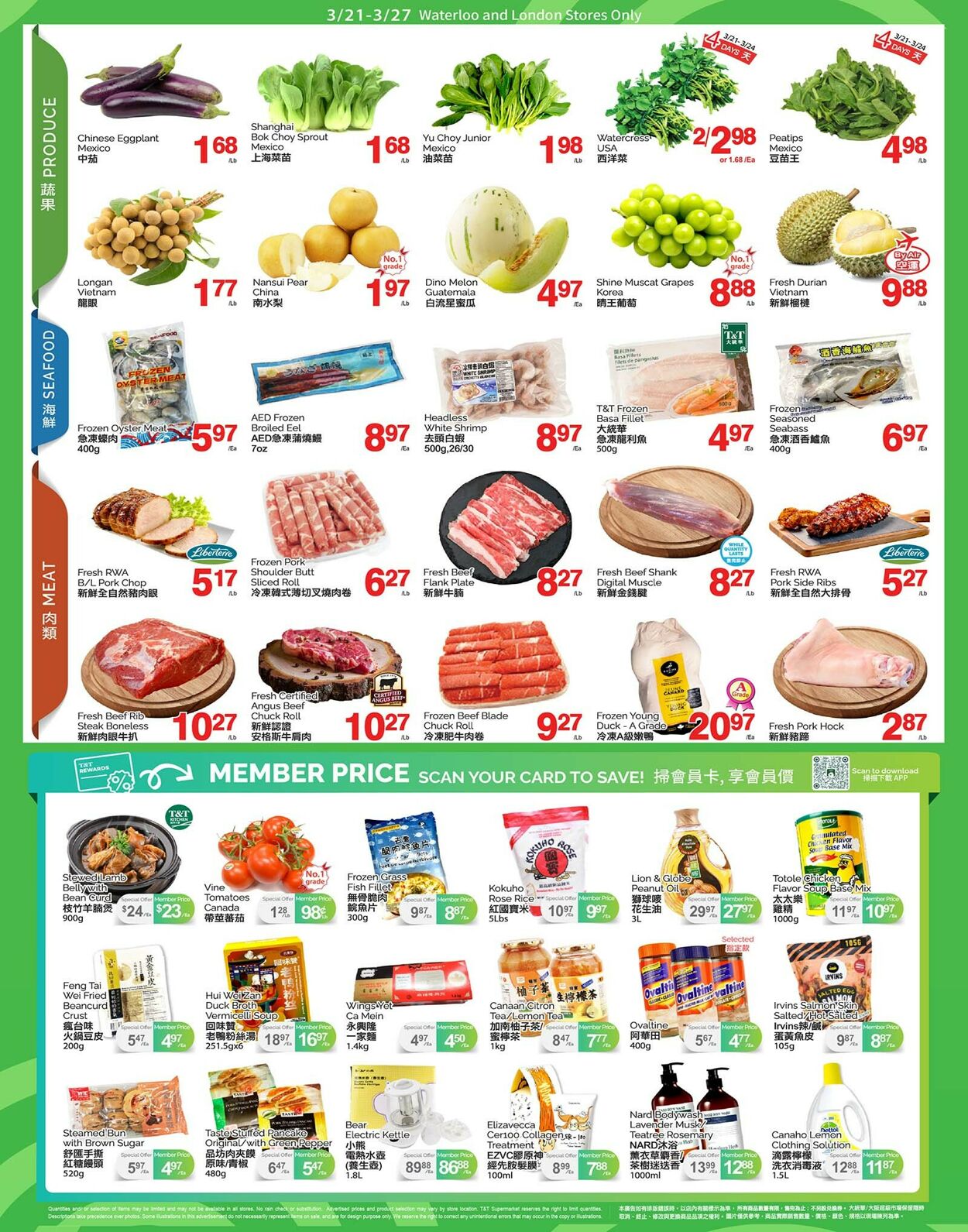 Circulaire T&T Supermarket 21.03.2025 - 27.03.2025