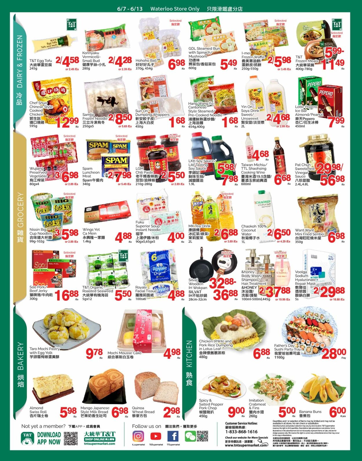 Circulaire T&T Supermarket 07.06.2024 - 13.06.2024