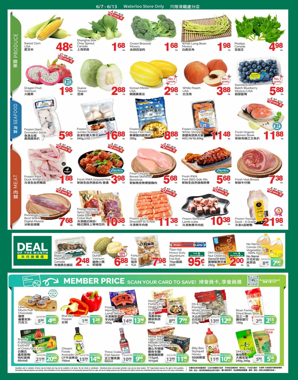 Circulaire T&T Supermarket 07.06.2024 - 13.06.2024