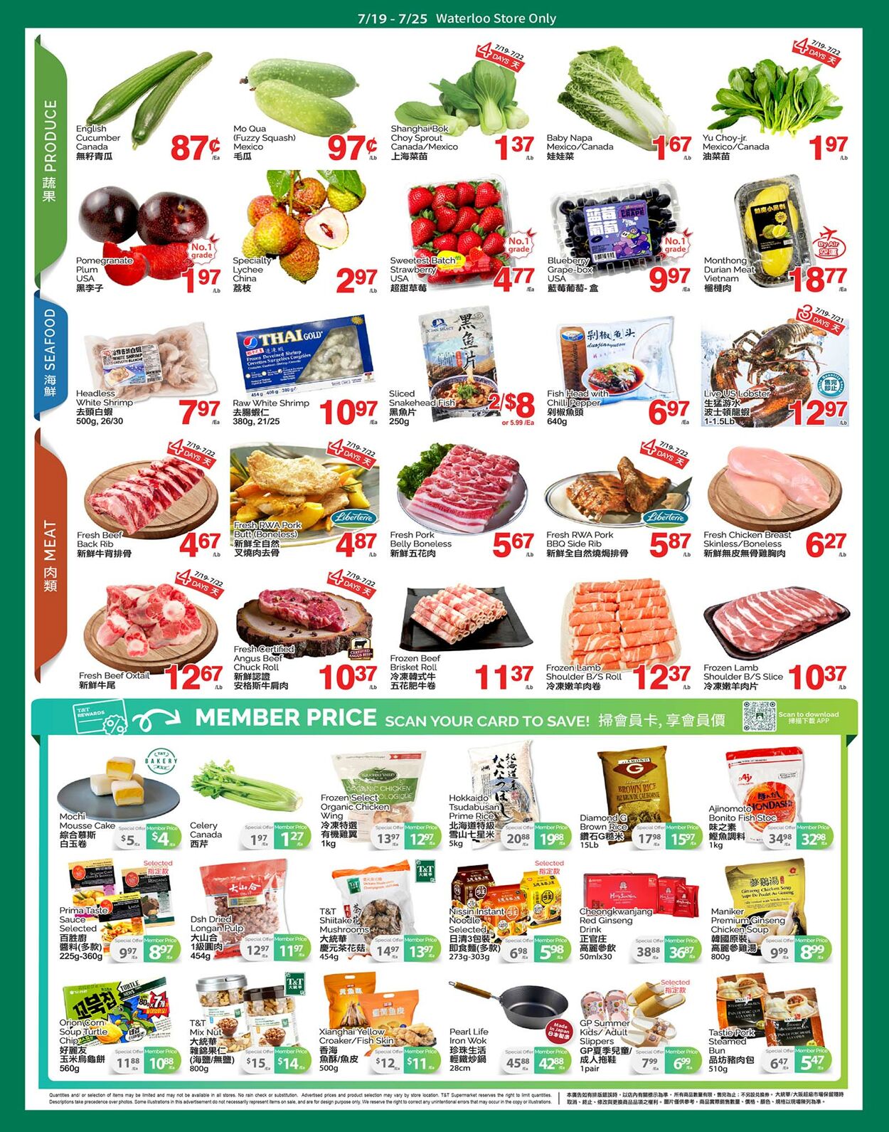 Circulaire T&T Supermarket 19.07.2024 - 25.07.2024