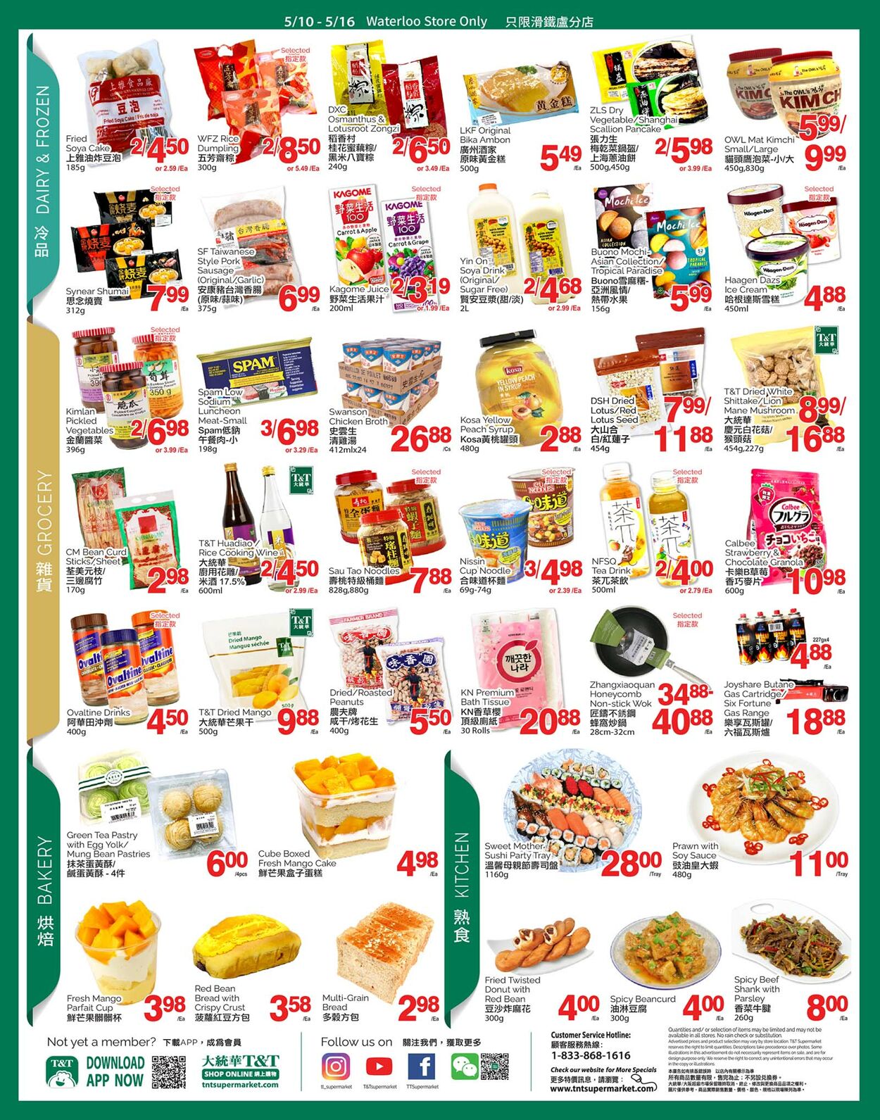 Circulaire T&T Supermarket 10.05.2024 - 16.05.2024