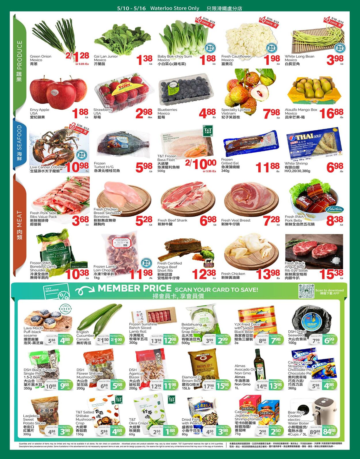 Circulaire T&T Supermarket 10.05.2024 - 16.05.2024