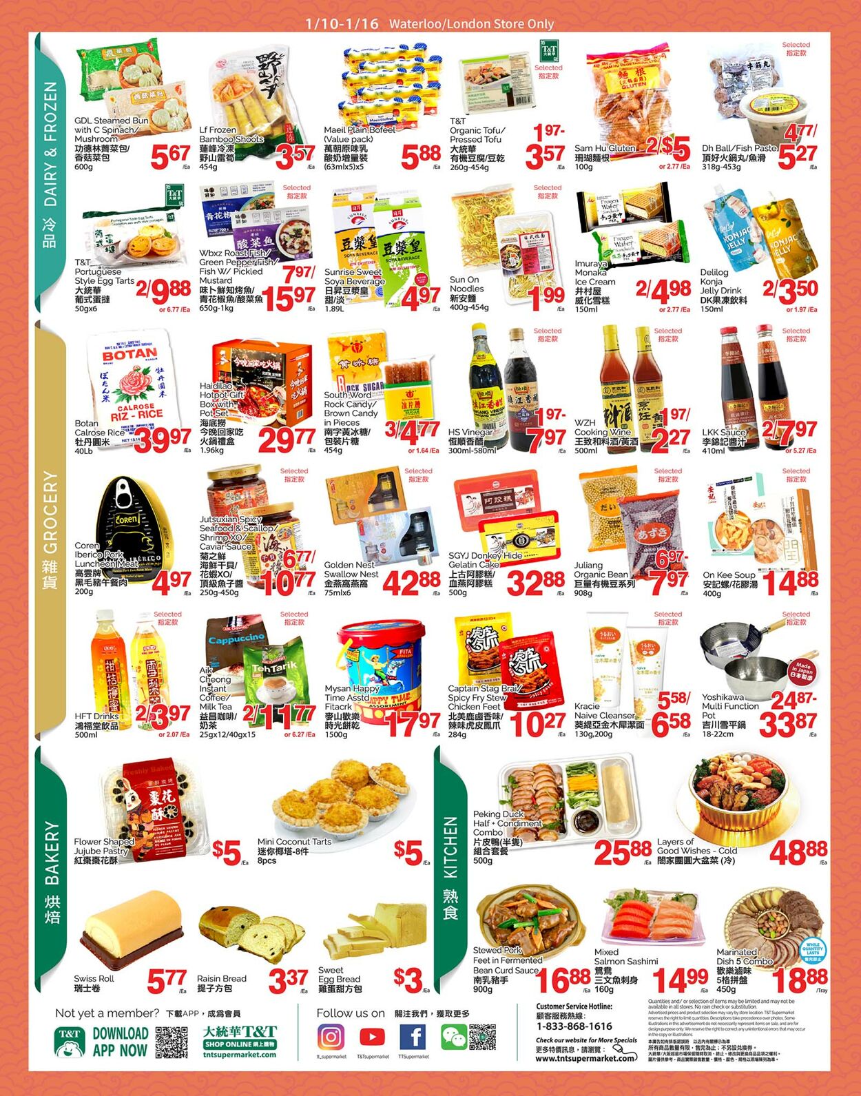 Circulaire T&T Supermarket 10.01.2025 - 16.01.2025