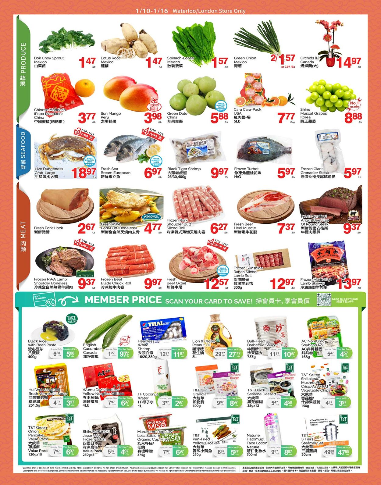 Circulaire T&T Supermarket 10.01.2025 - 16.01.2025