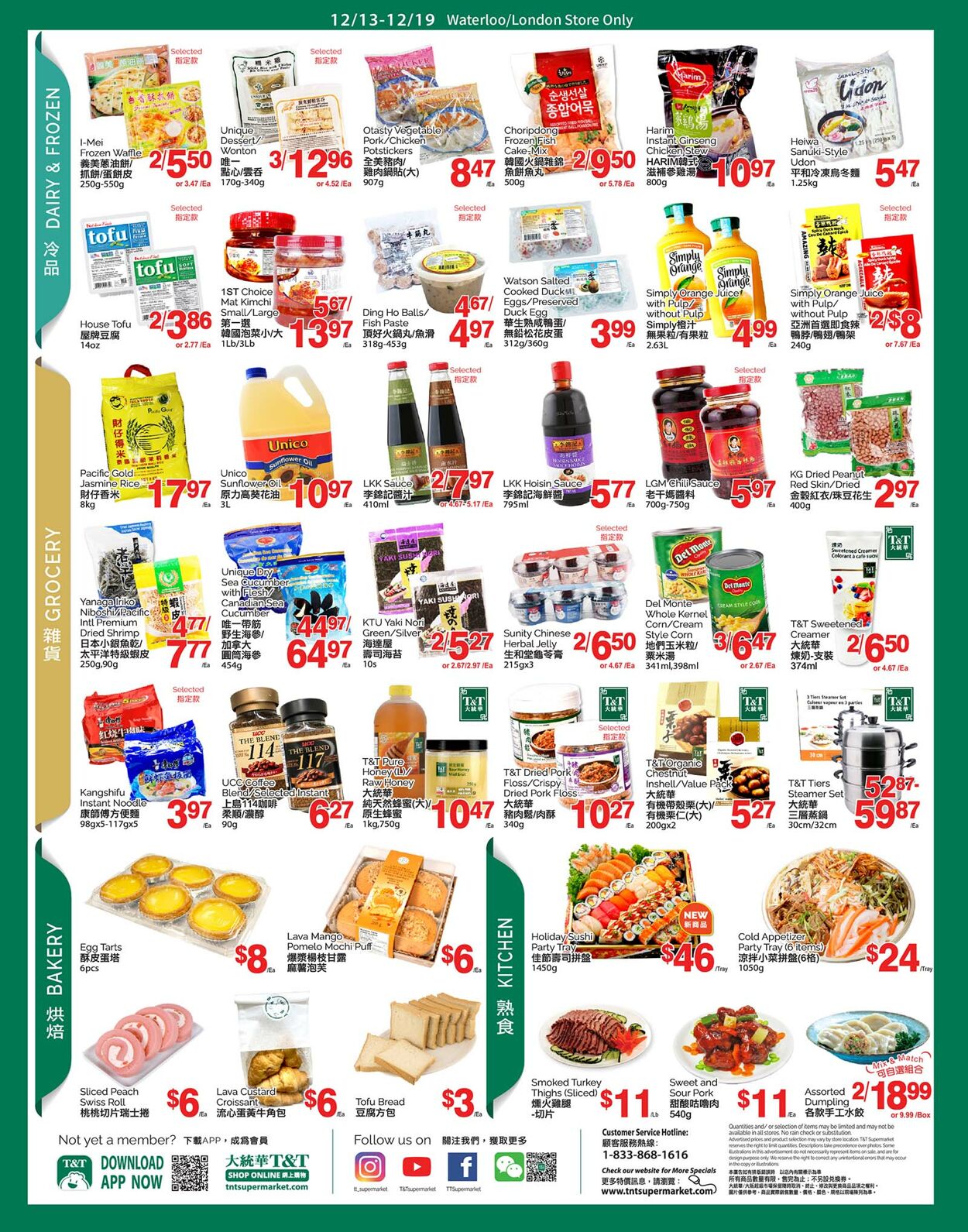 Circulaire T&T Supermarket 13.12.2024 - 19.12.2024