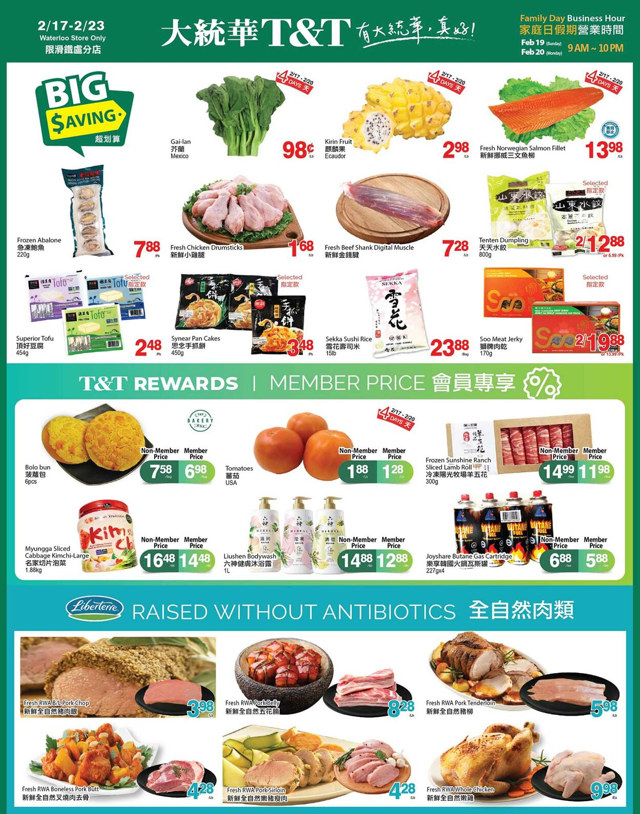 Circulaire T&T Supermarket 17.02.2023 - 23.02.2023