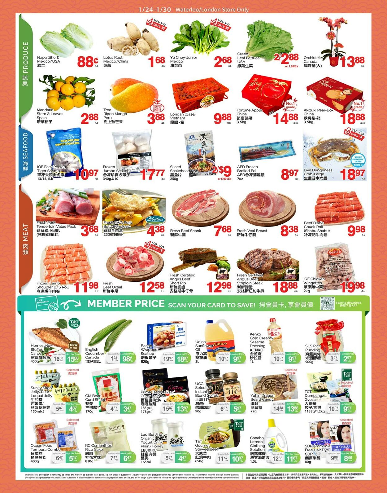 Circulaire T&T Supermarket 24.01.2025 - 30.01.2025