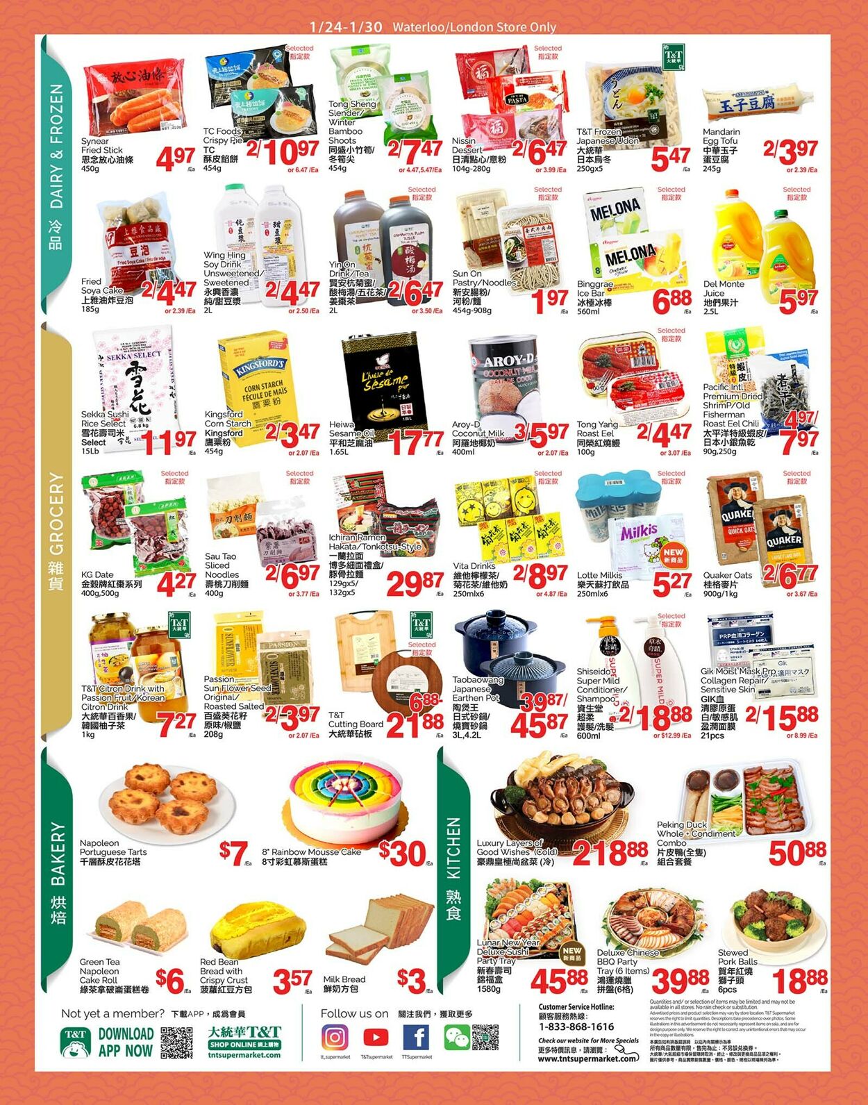 Circulaire T&T Supermarket 24.01.2025 - 30.01.2025