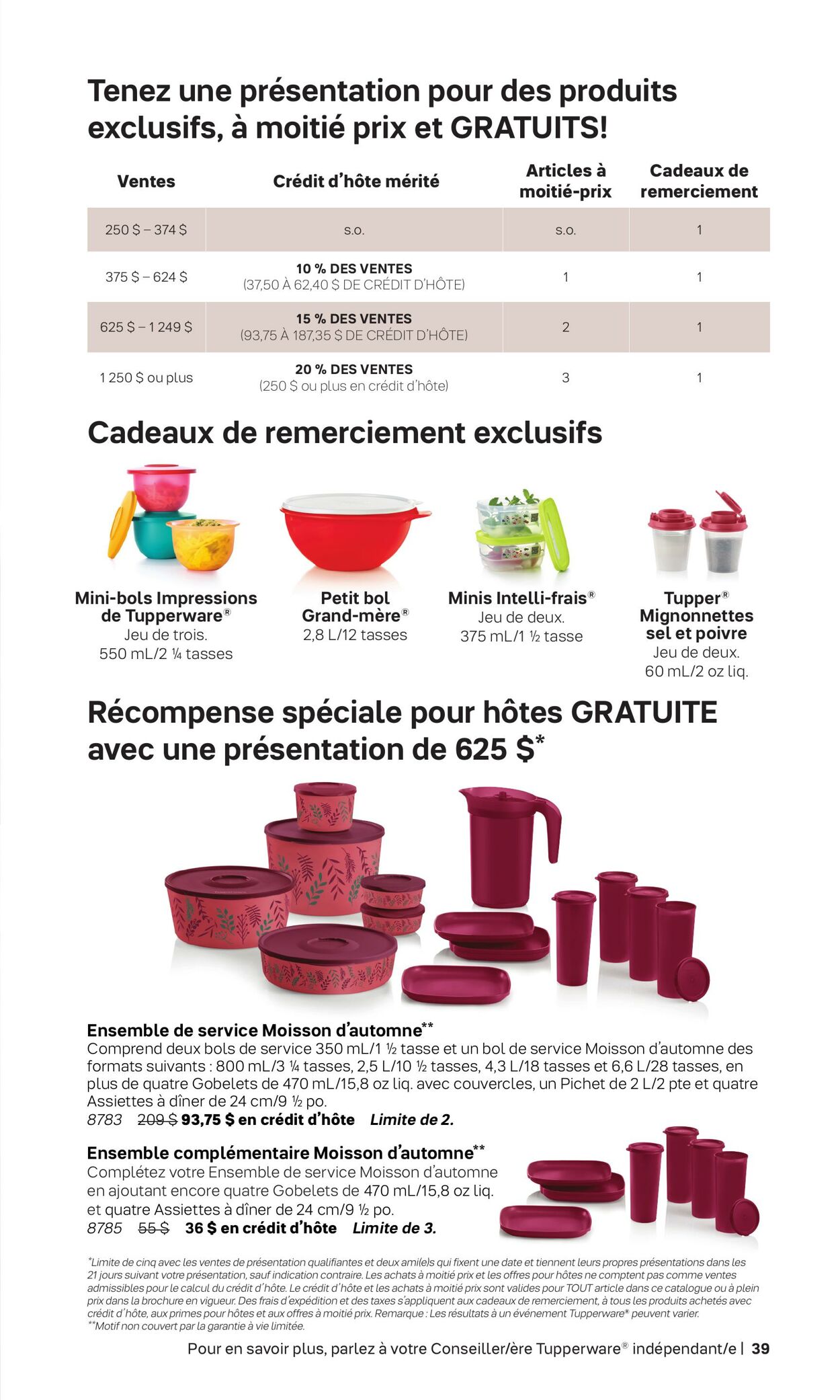 Circulaire Tupperware 01.09.2023 - 31.12.2023