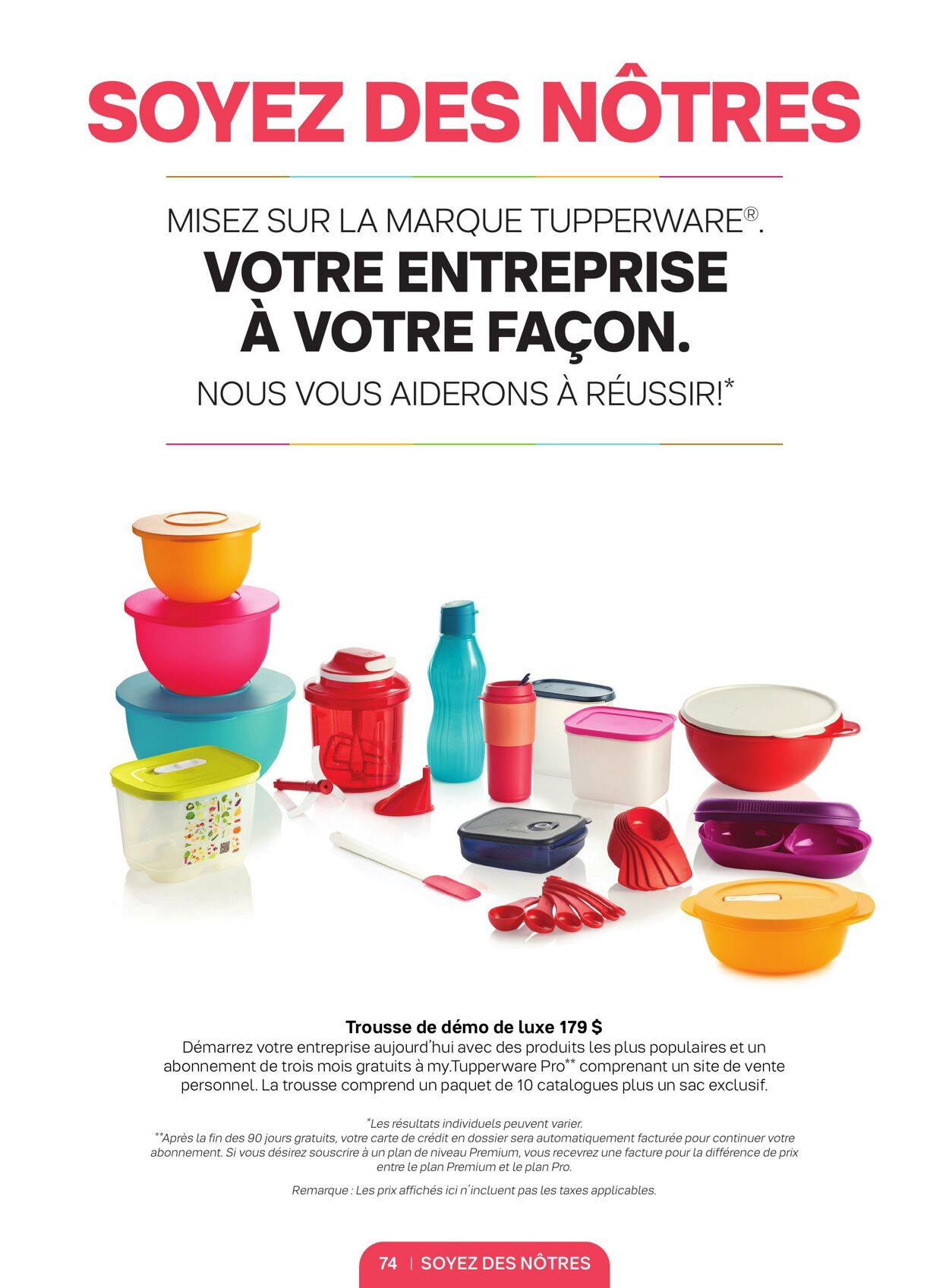 Circulaire Tupperware 01.05.2023 - 31.08.2023