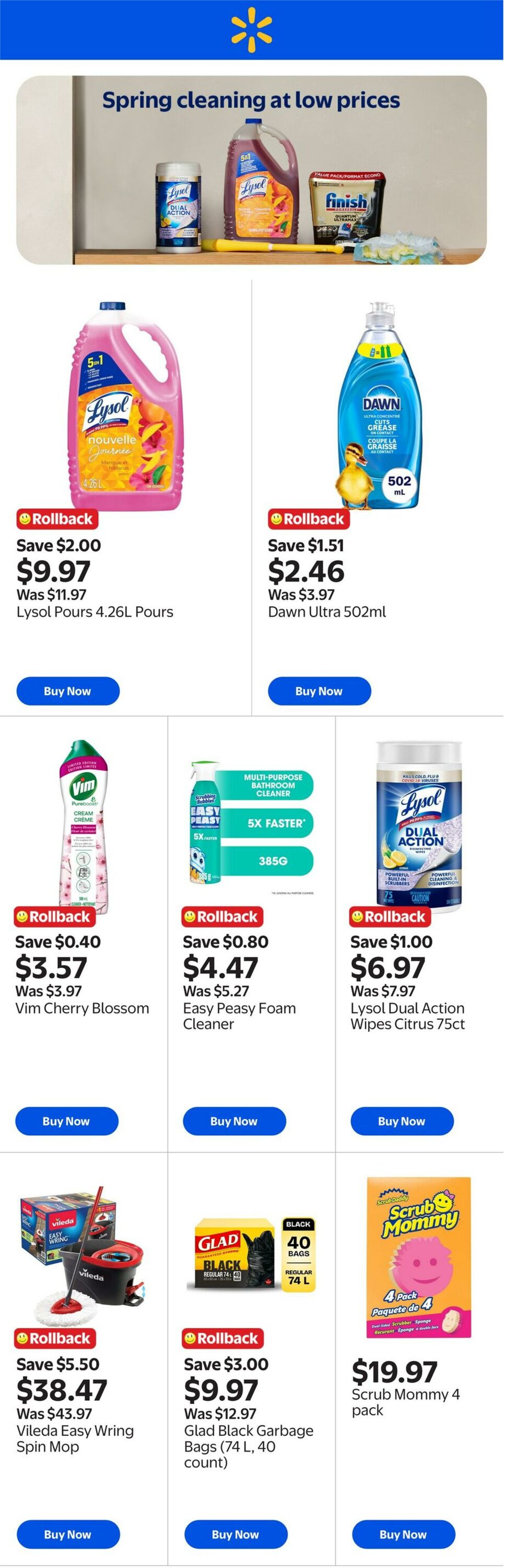 Circulaire Walmart 26.03.2026 - 01.04.2026