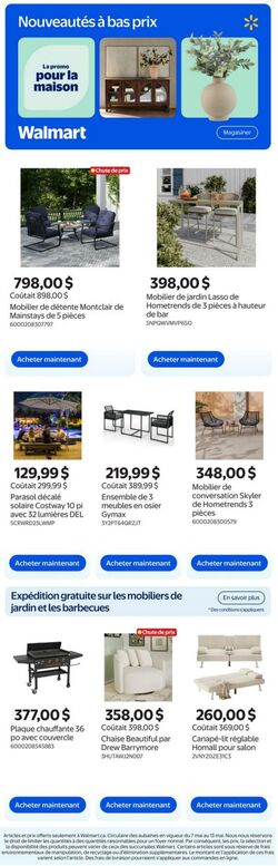 Circulaire Walmart 07.05.2026 - 13.05.2026