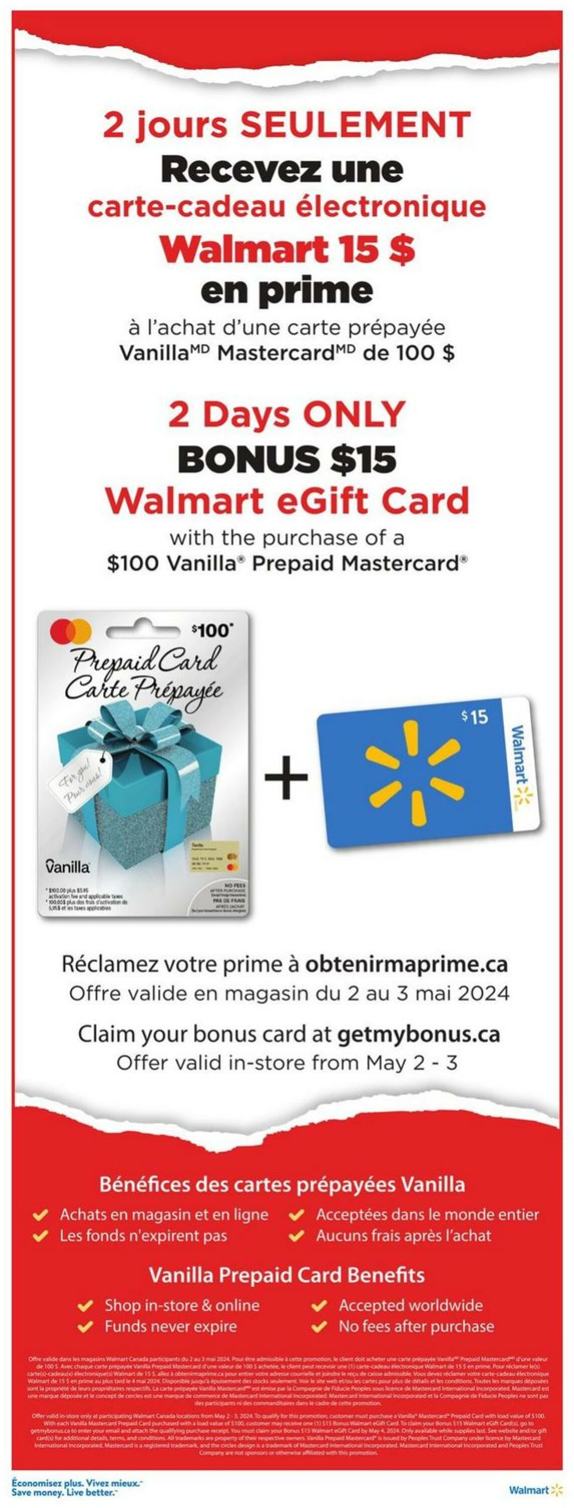 Circulaire Walmart 02.05.2024 - 08.05.2024