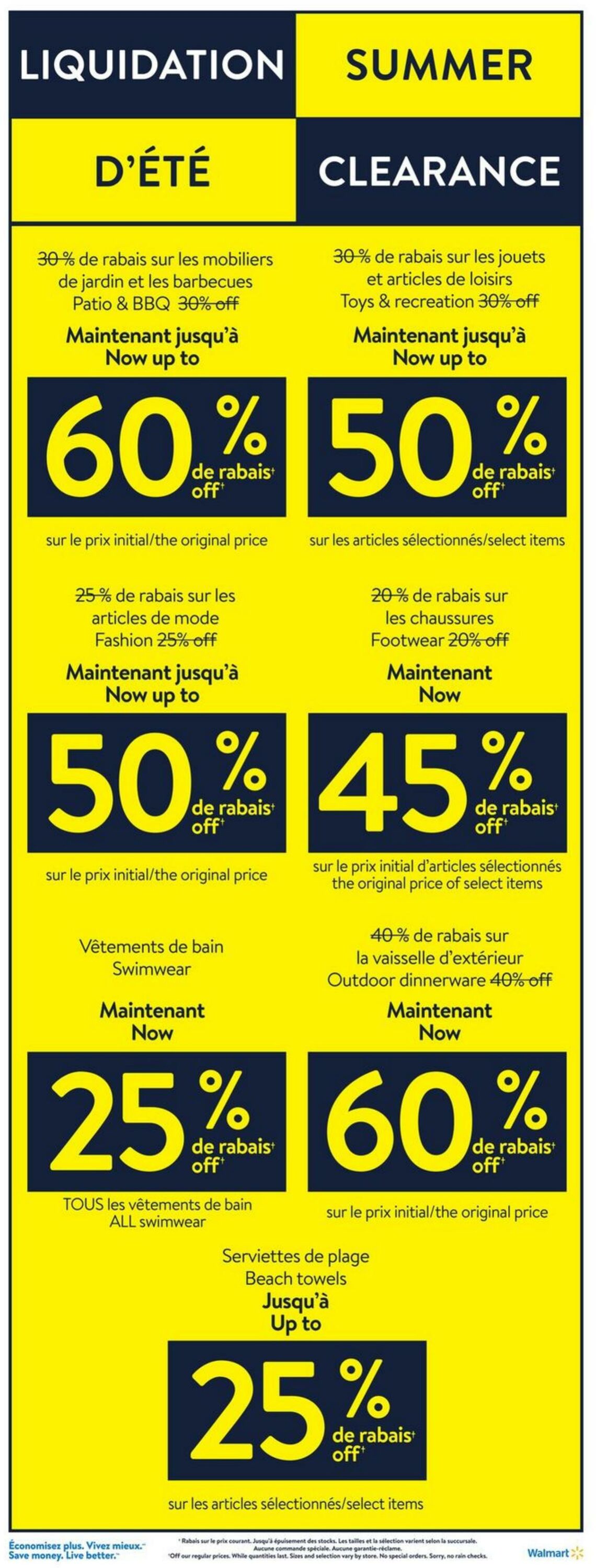 Circulaire Walmart 17.08.2023 - 23.08.2023