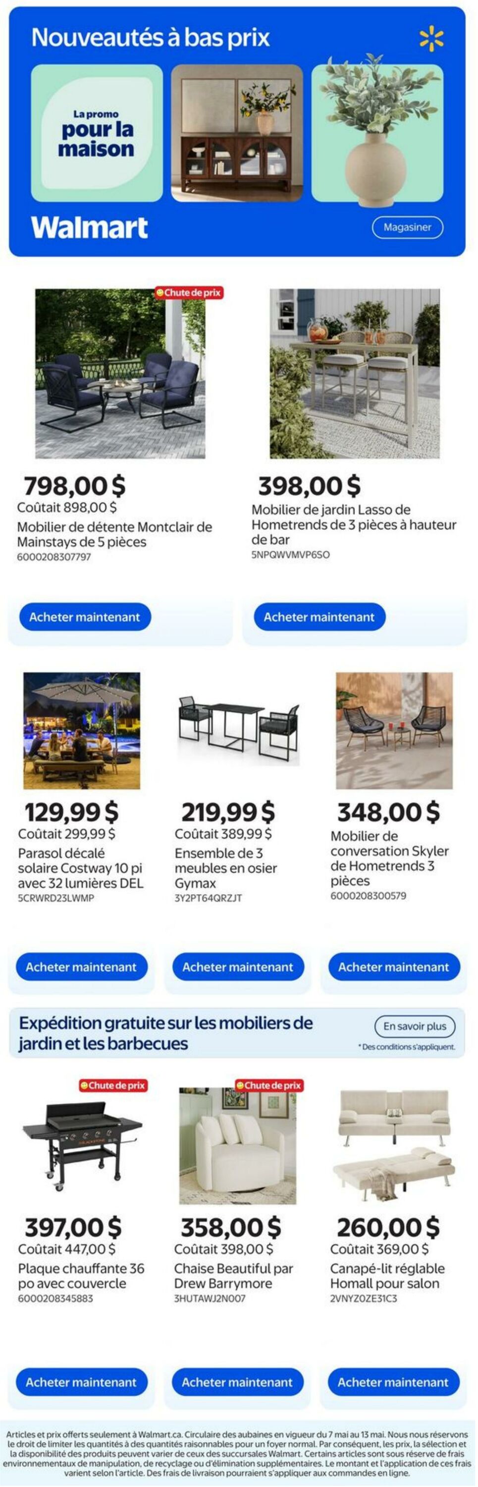 Circulaire Walmart 07.05.2026 - 13.05.2026
