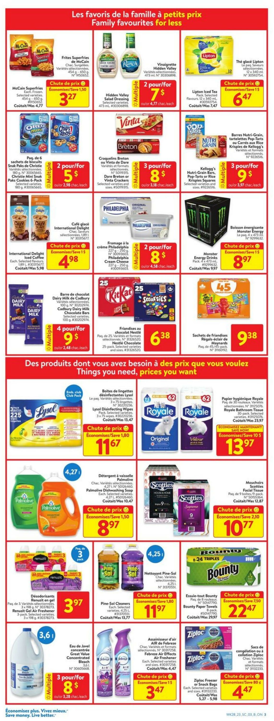 Walmart Circulaire Promotionnelle - Valable à Partir Du 03.08 Au 09.08 ...