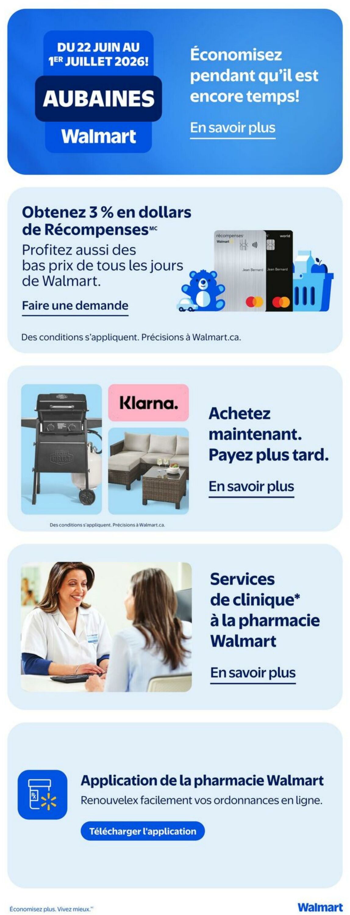 Circulaire Walmart 25.06.2026 - 01.07.2026