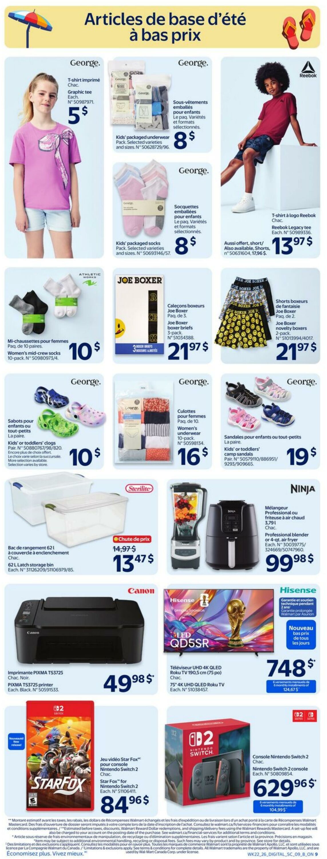 Circulaire Walmart 25.06.2026 - 01.07.2026