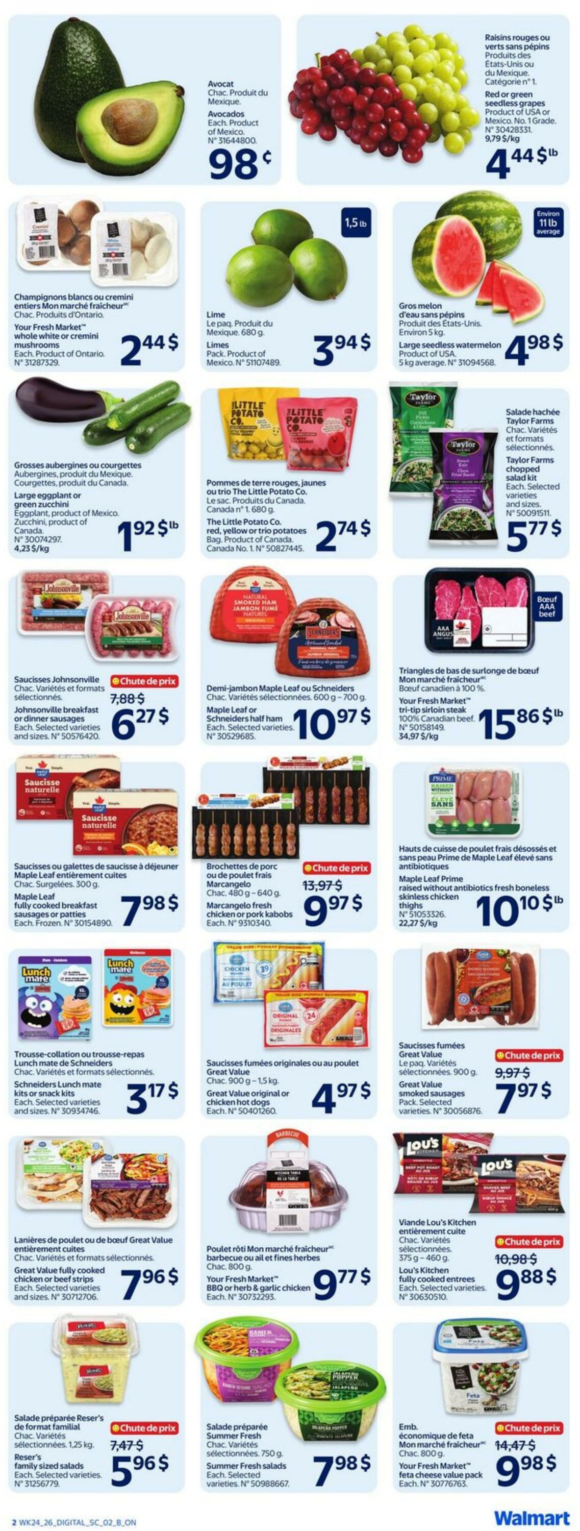 Circulaire Walmart 09.07.2026 - 15.07.2026