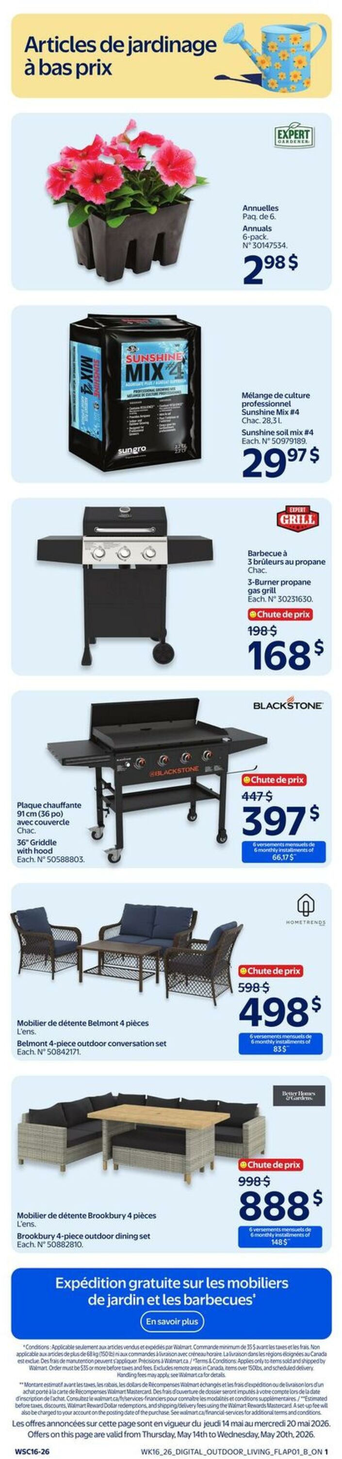 Circulaire Walmart 14.05.2026 - 20.05.2026