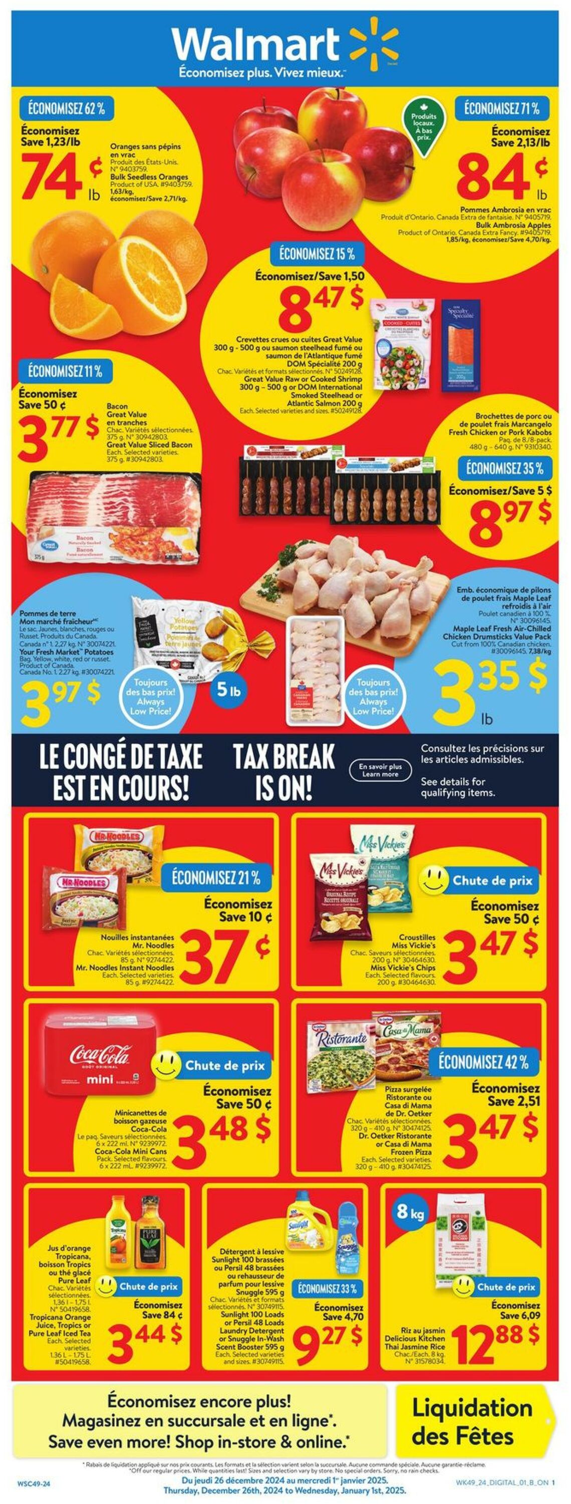 Circulaire Walmart 26.12.2024 - 02.01.2025