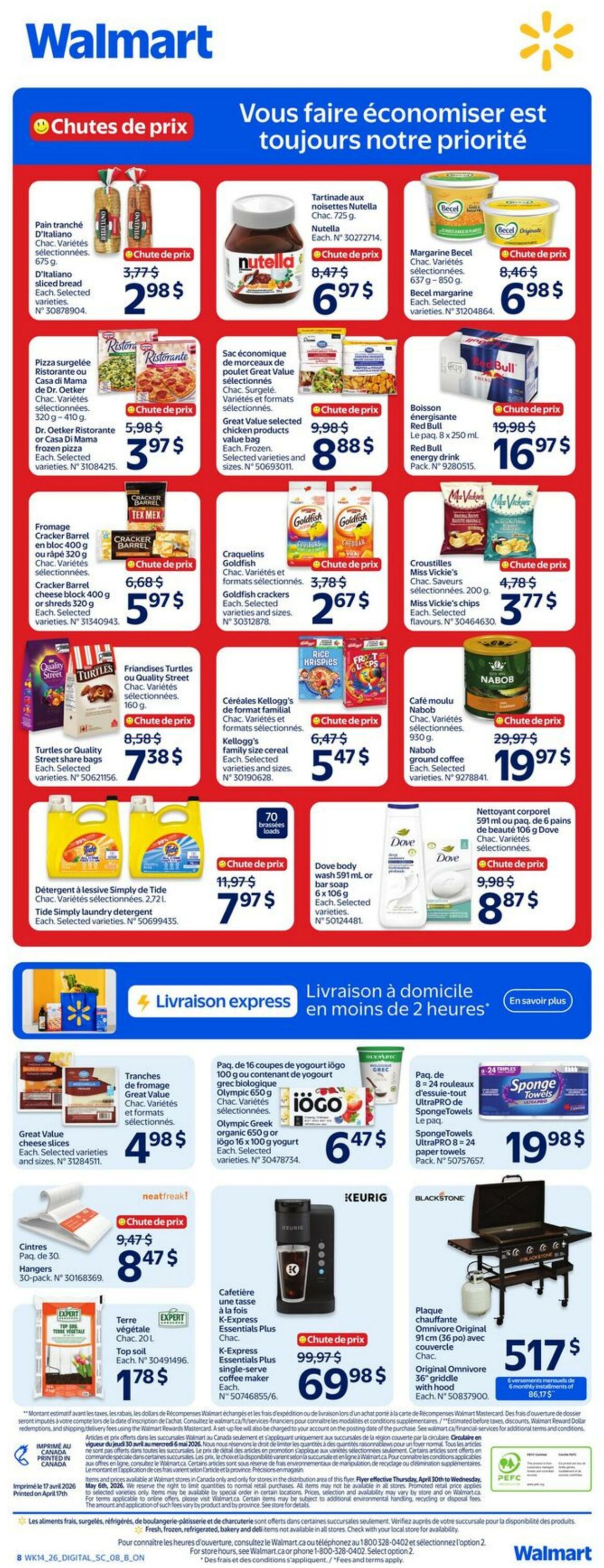 Circulaire Walmart 30.04.2026 - 06.05.2026