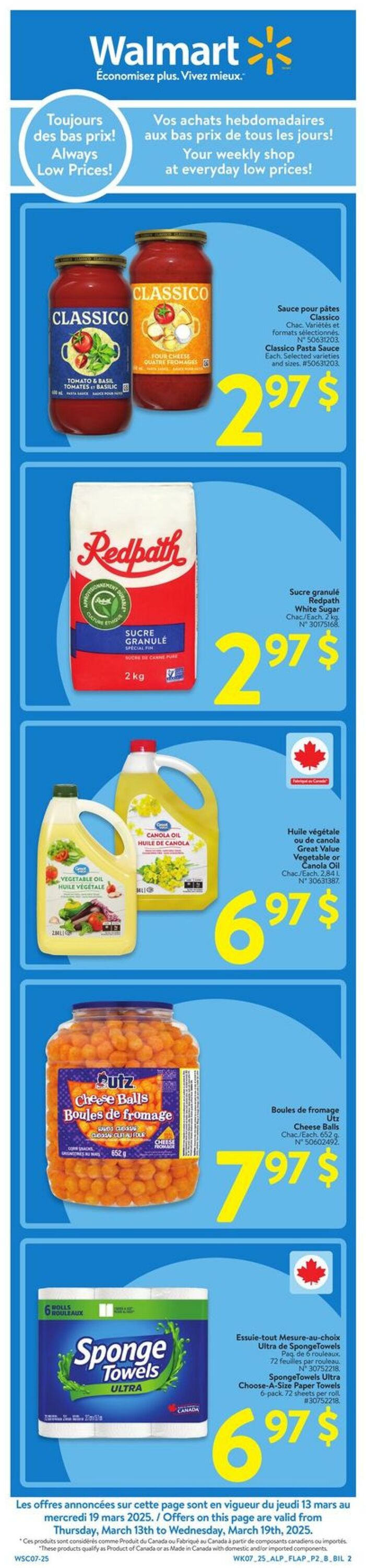 Circulaire Walmart 13.03.2025 - 19.03.2025