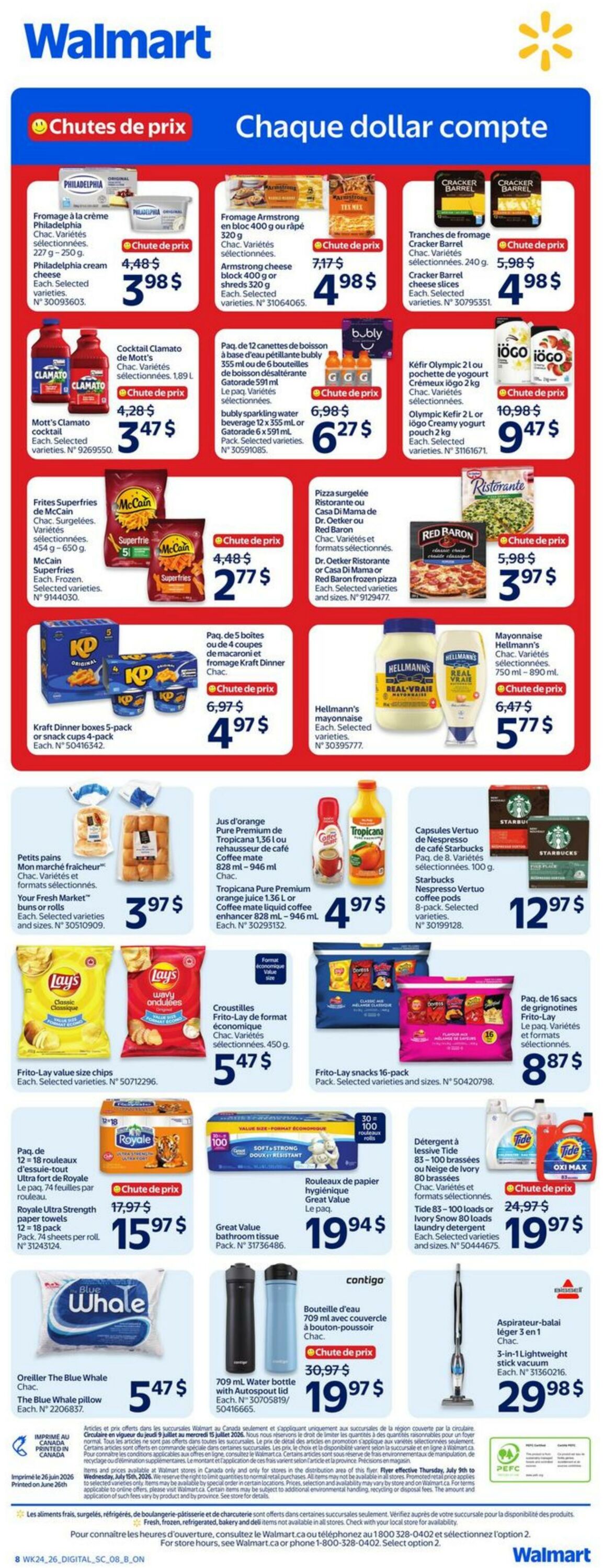 Circulaire Walmart 09.07.2026 - 15.07.2026