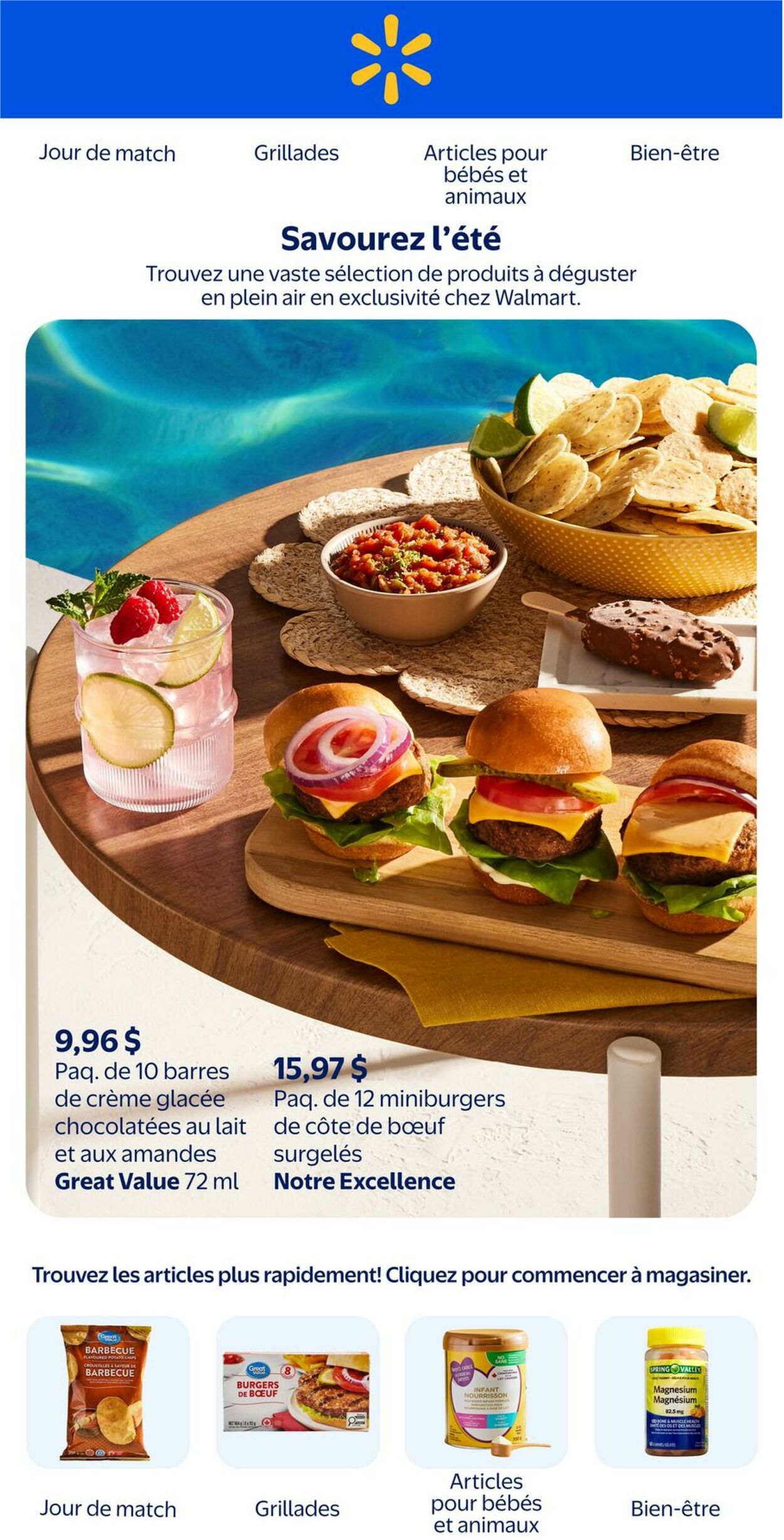 Circulaire Walmart - Circulaire du Supercentre 2 juil. 2026 - 29 juil. 2026