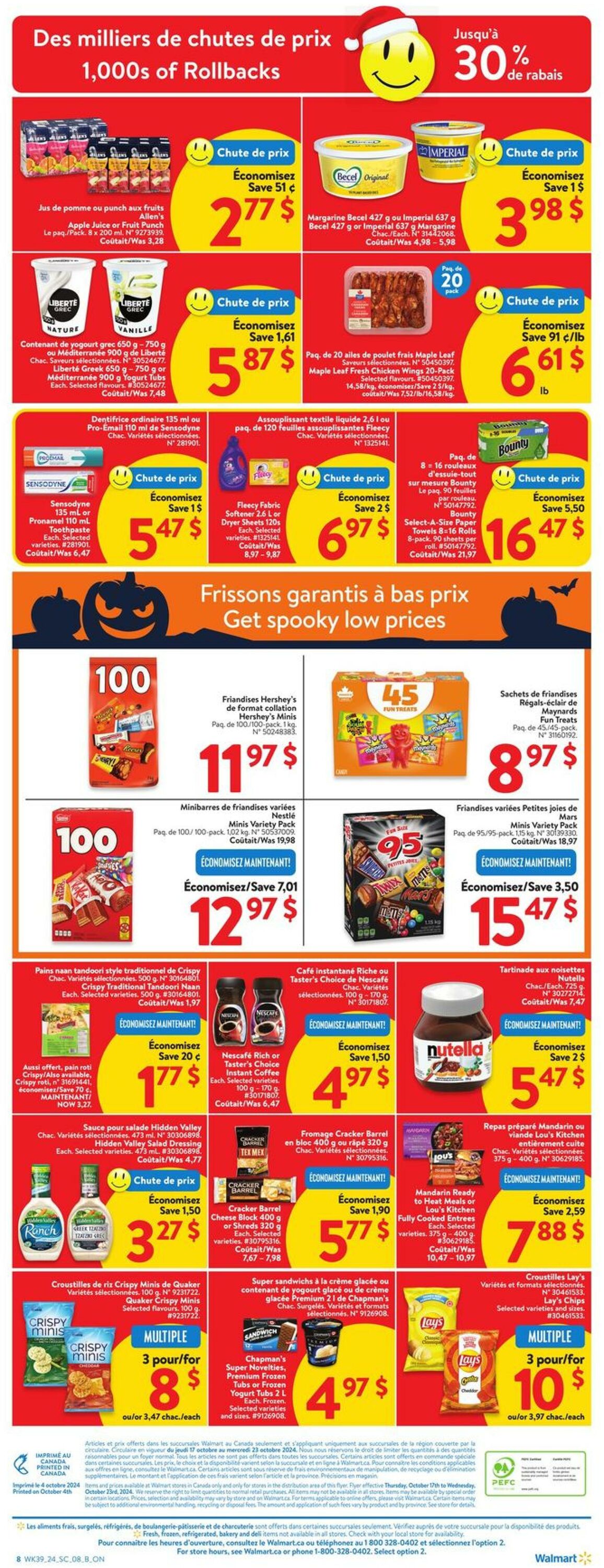 Circulaire Walmart 17.10.2024 - 23.10.2024