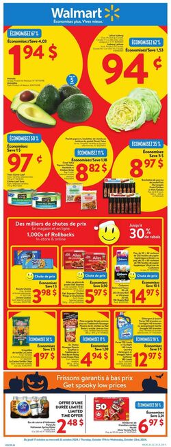 Circulaire Walmart 24.10.2024 - 30.10.2024