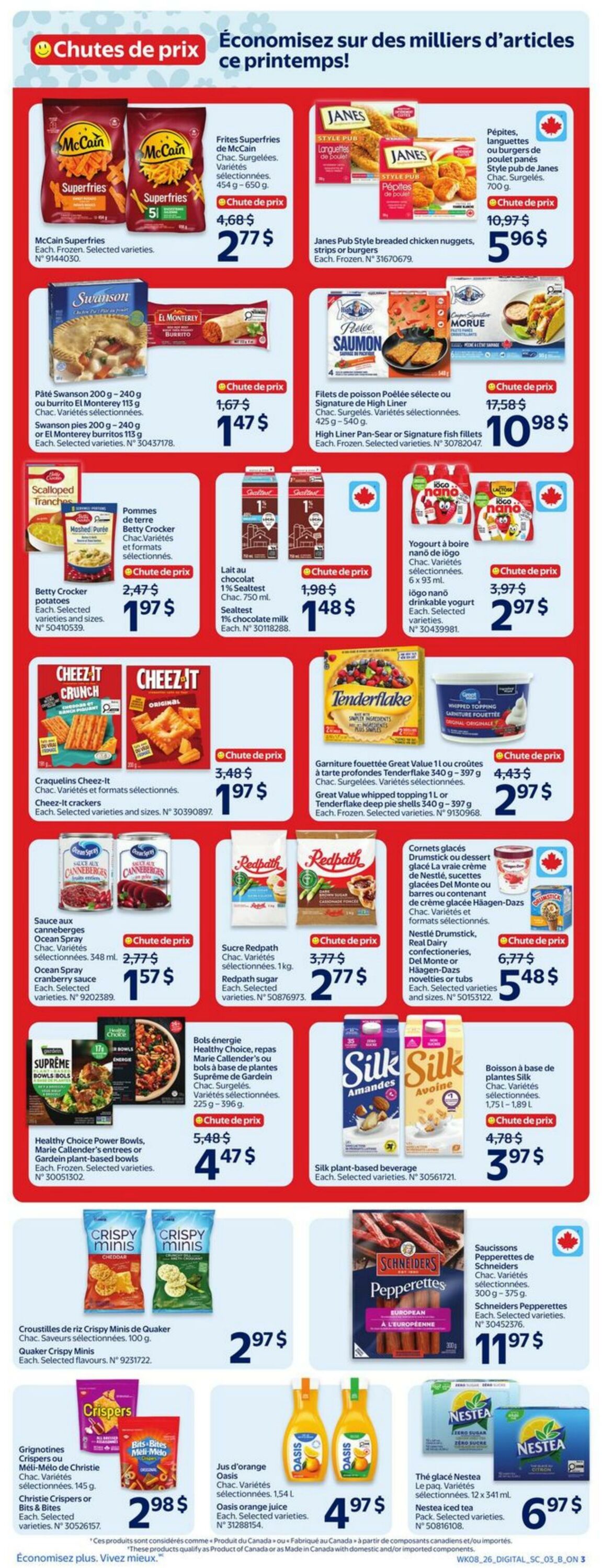 Circulaire Walmart 19.03.2026 - 25.03.2026