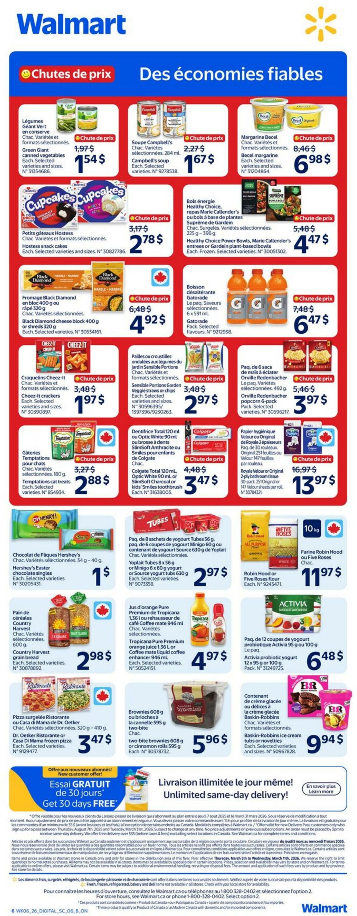 Circulaire Walmart 05.03.2026 - 11.03.2026