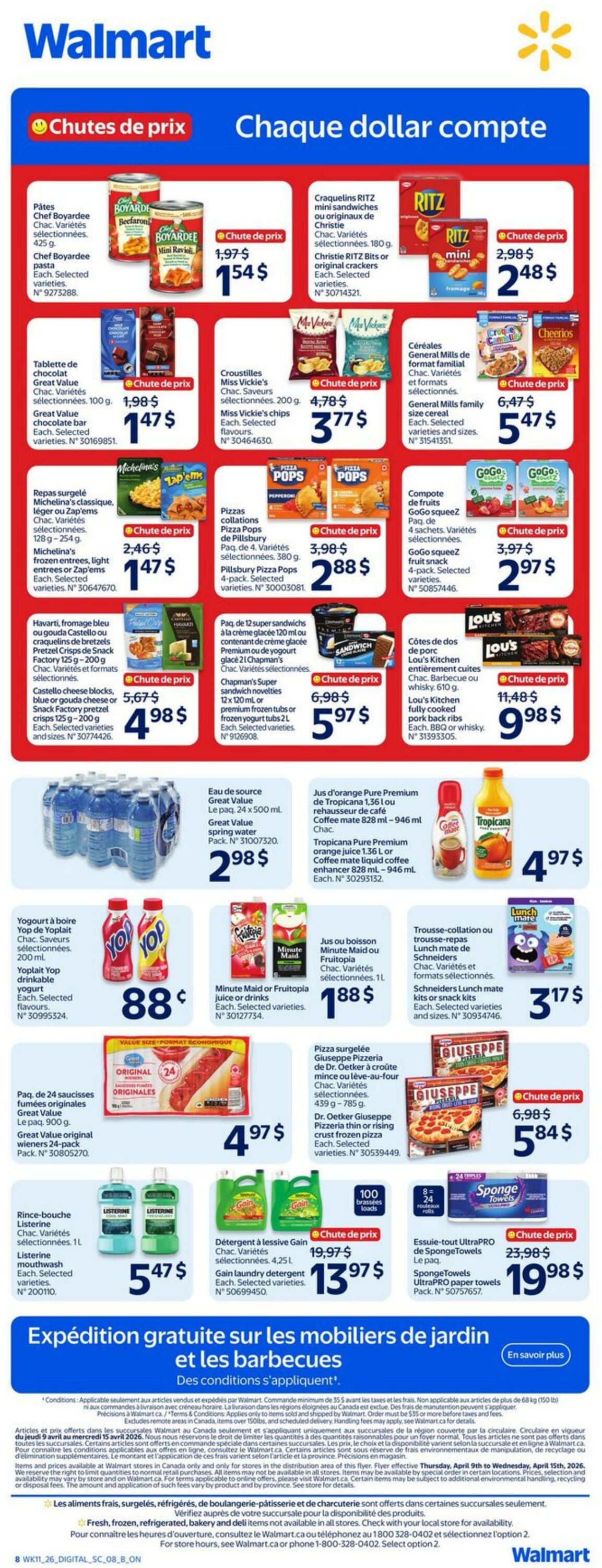 Circulaire Walmart 09.04.2026 - 15.04.2026