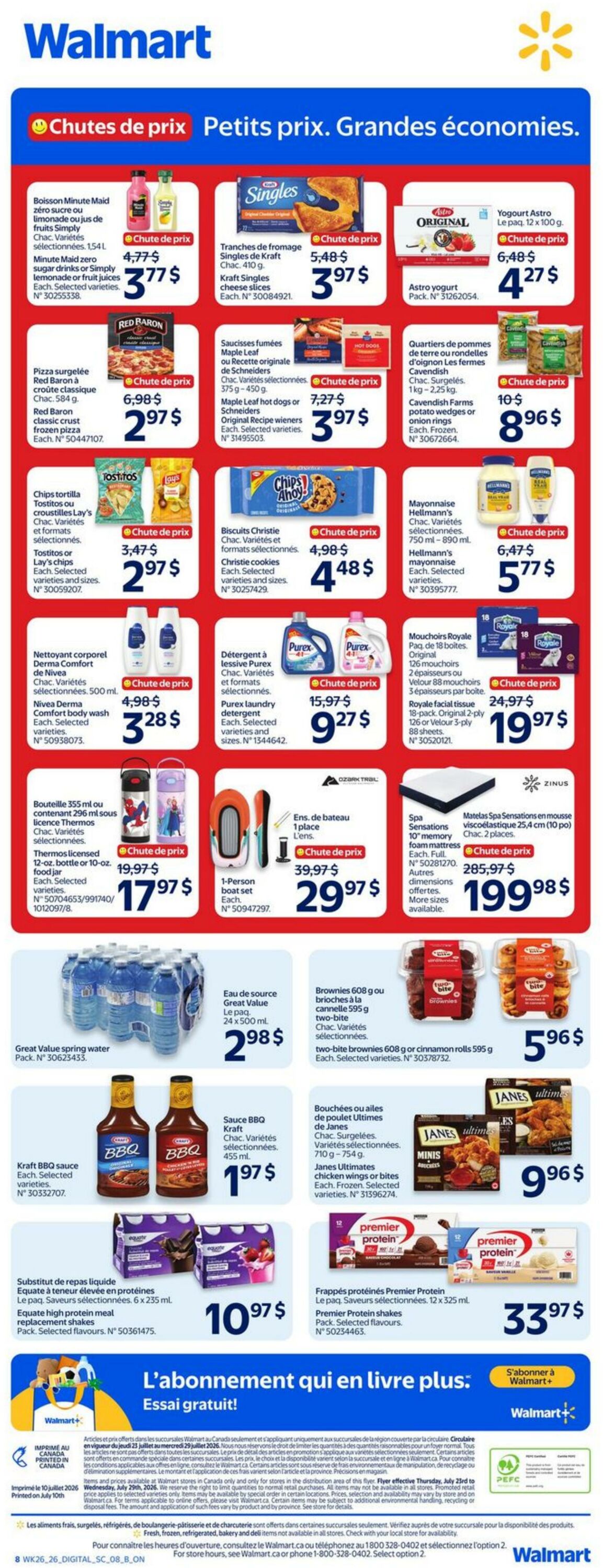 Circulaire Walmart 23.07.2026 - 29.07.2026