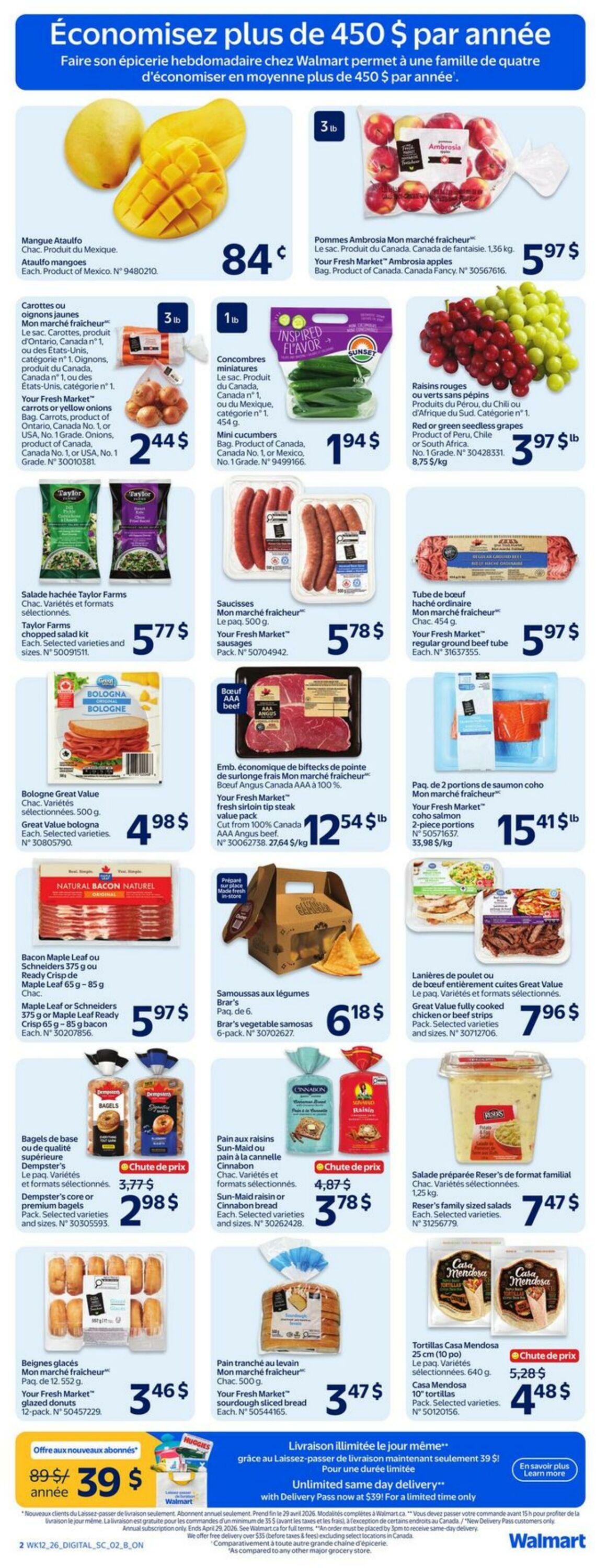 Circulaire Walmart 16.04.2026 - 22.04.2026