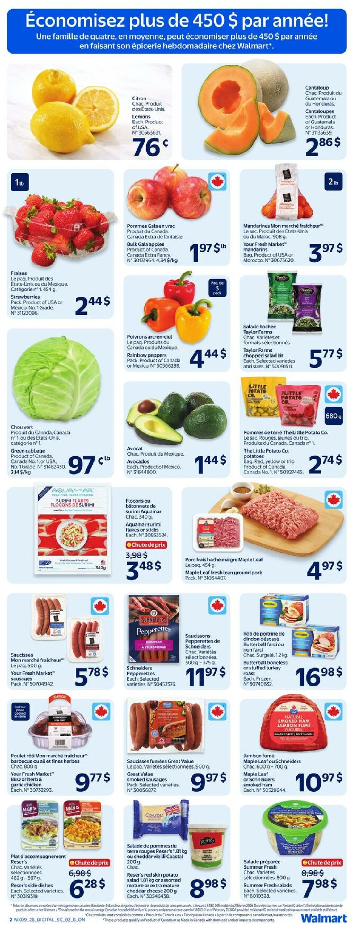Circulaire Walmart 26.03.2026 - 01.04.2026