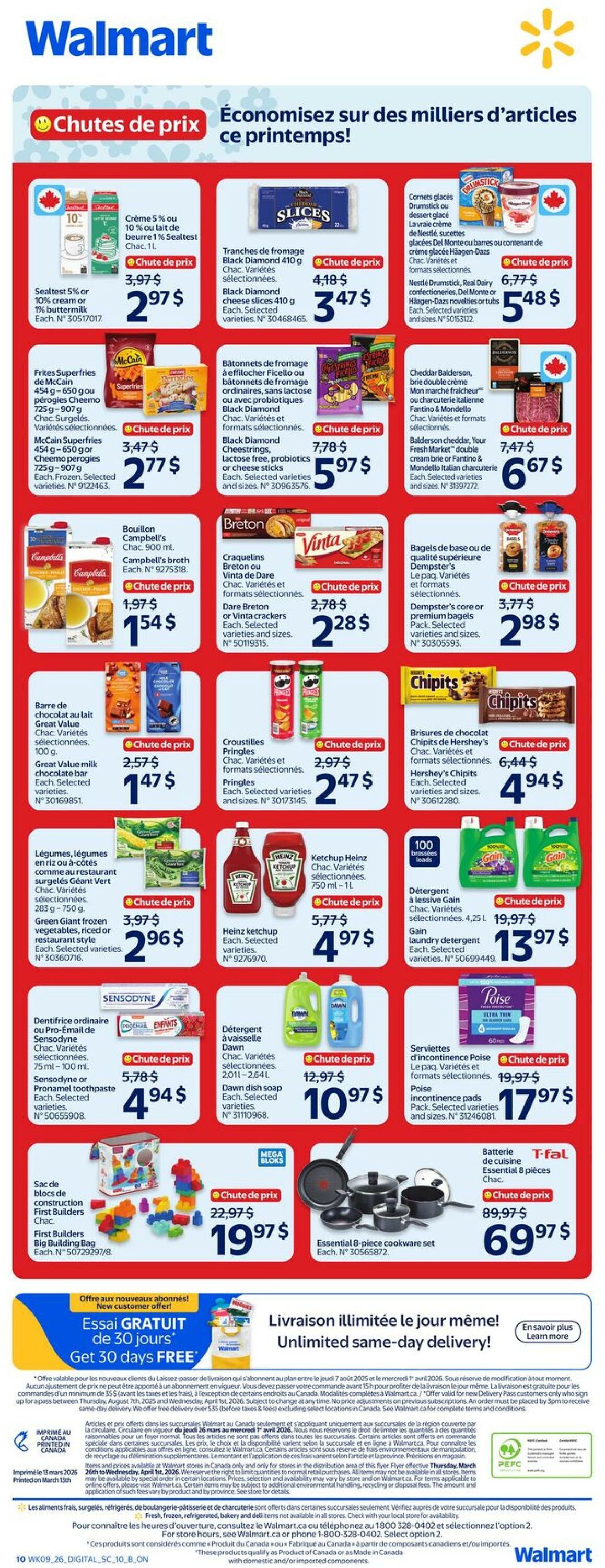Circulaire Walmart 26.03.2026 - 01.04.2026