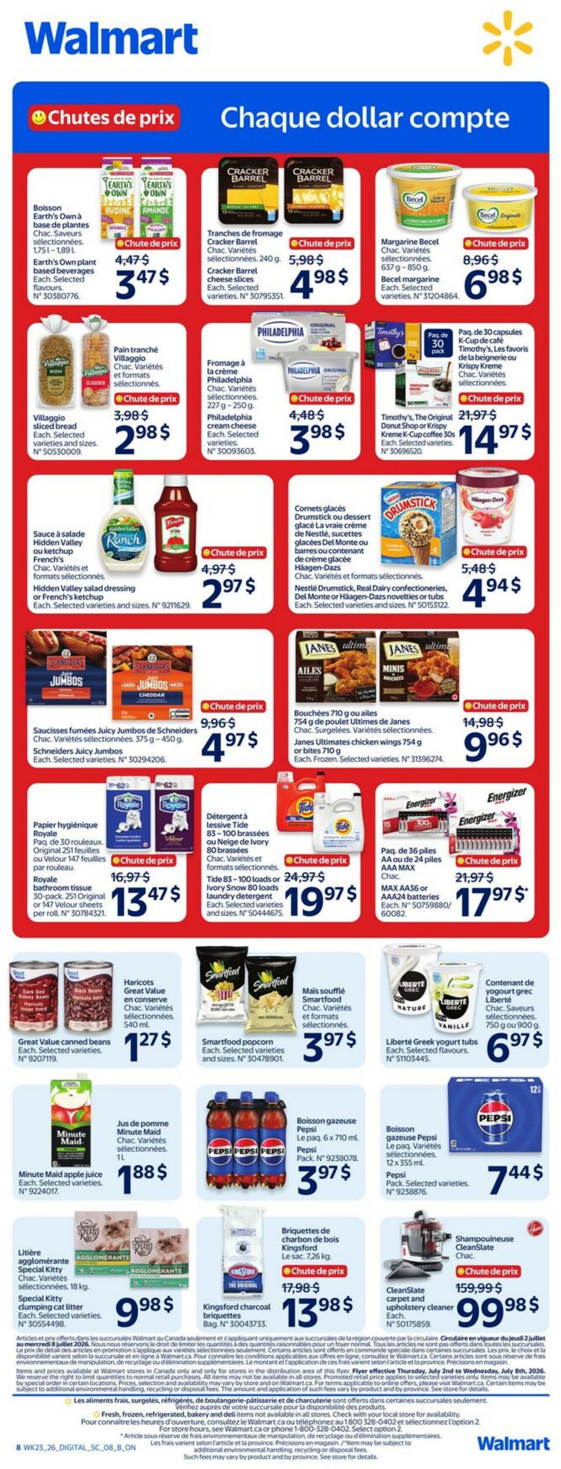 Circulaire Walmart 02.07.2026 - 08.07.2026