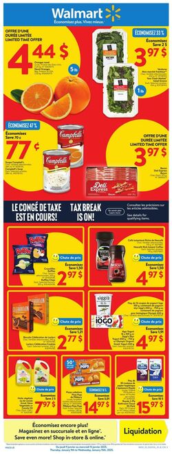 Circulaire Walmart 09.01.2025 - 15.01.2025