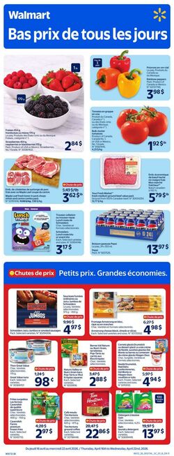 Circulaire Walmart 16.04.2026 - 22.04.2026