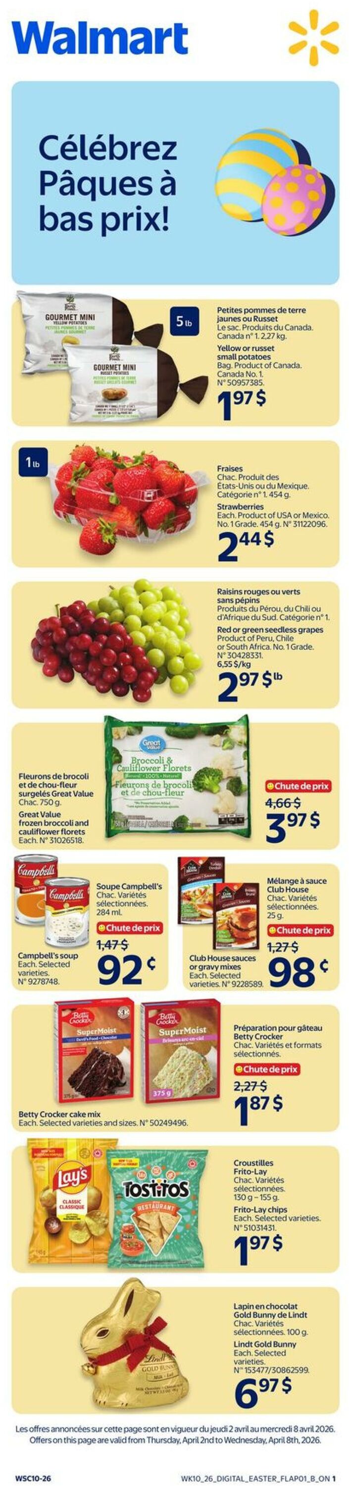 Circulaire Walmart 02.04.2026 - 08.04.2026