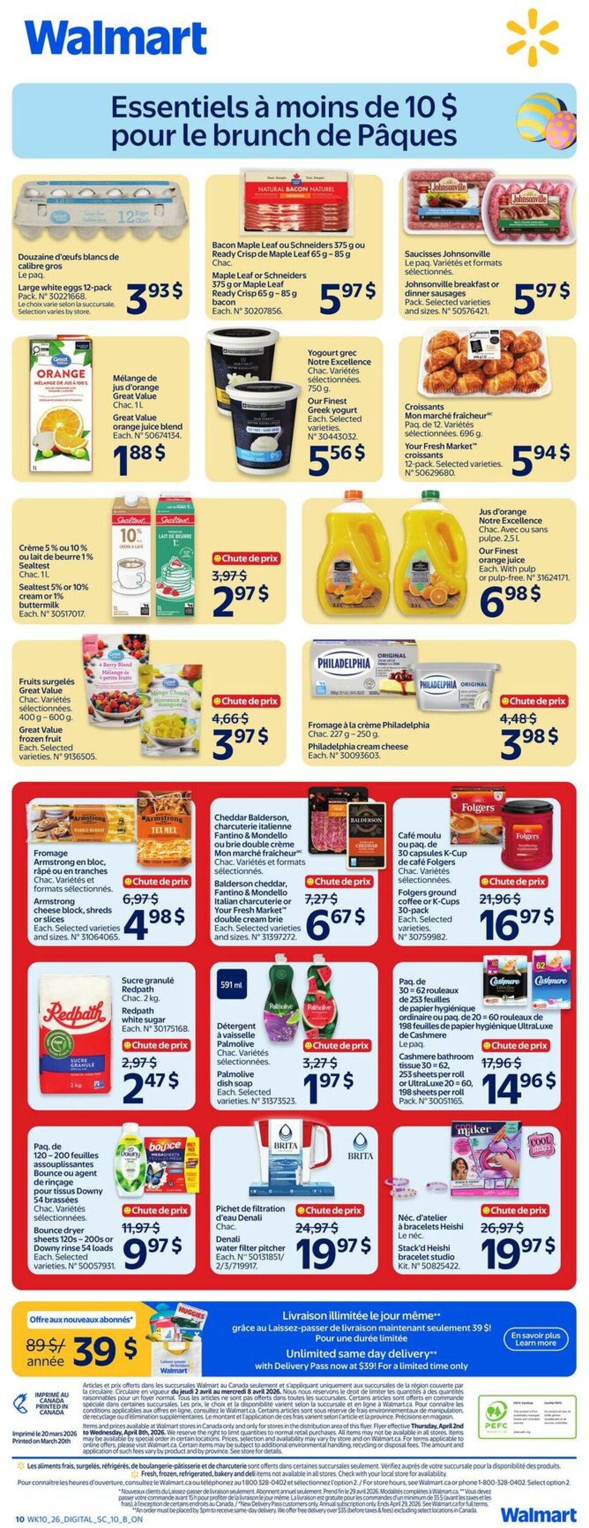 Circulaire Walmart 02.04.2026 - 08.04.2026