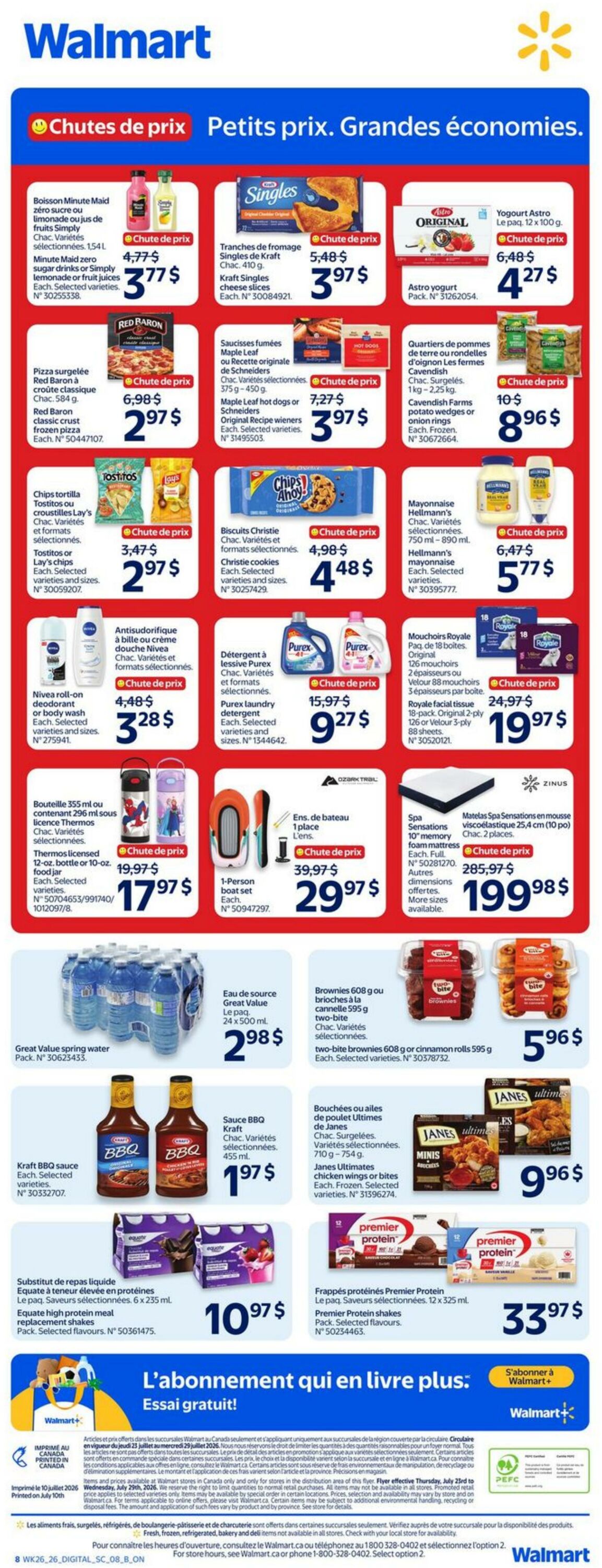 Circulaire Walmart 23.07.2026 - 29.07.2026