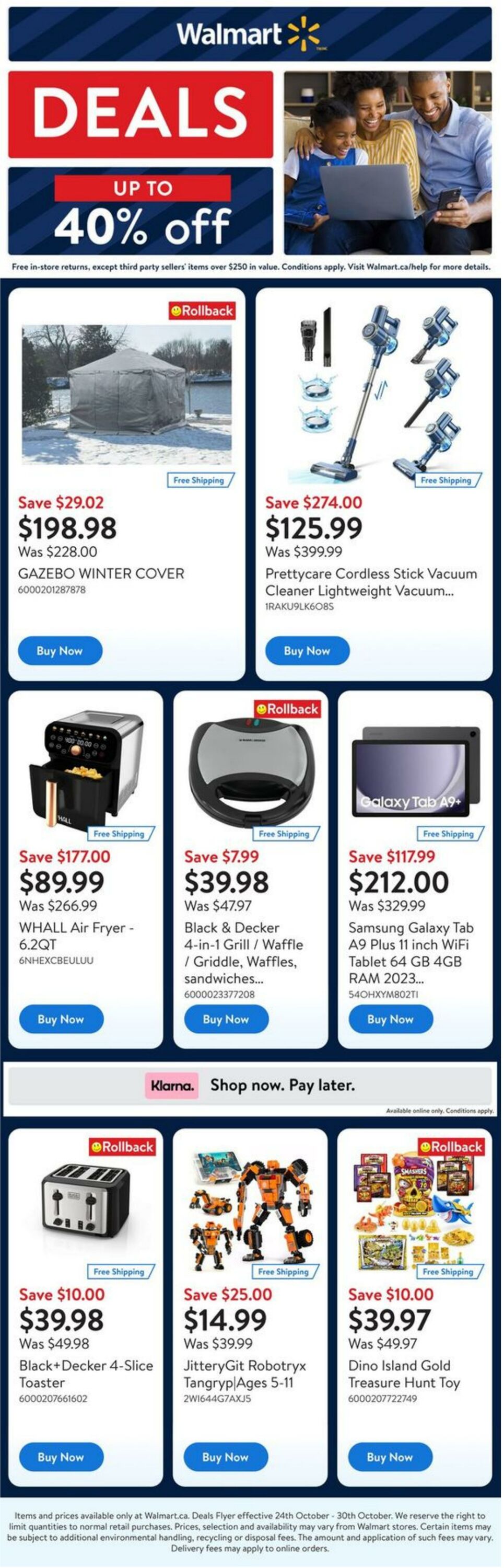 Circulaire Walmart - DealsFlyer 24 oct. 2024 - 30 oct. 2024