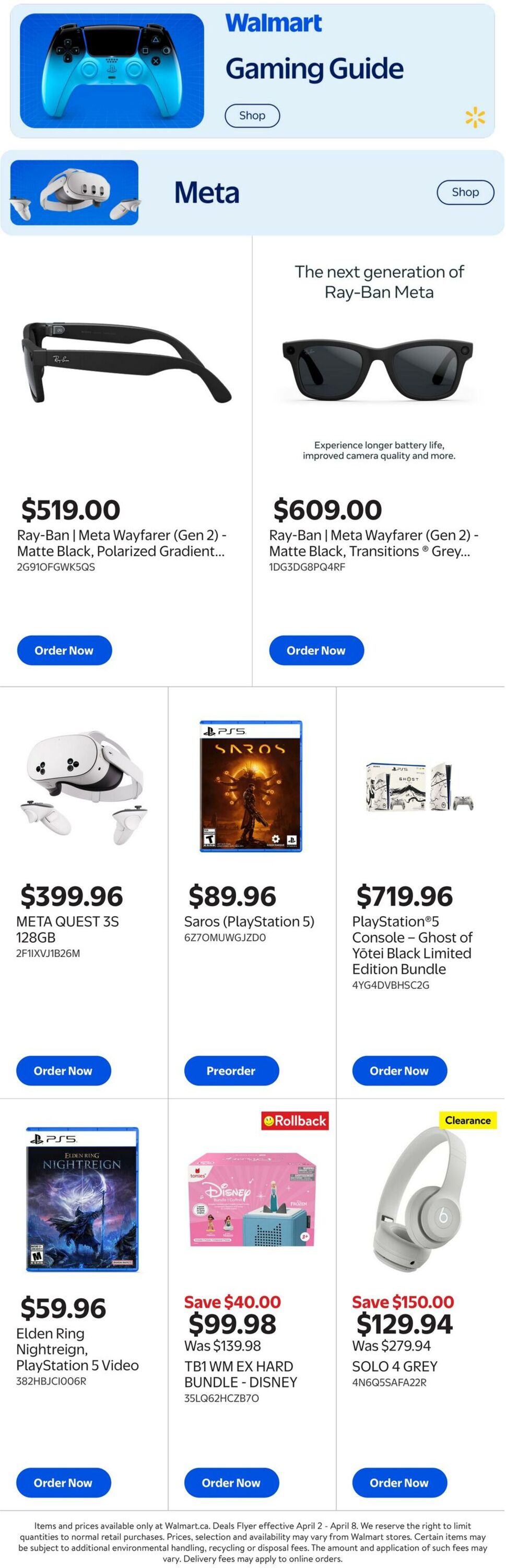 Circulaire Walmart 02.04.2026 - 15.04.2026