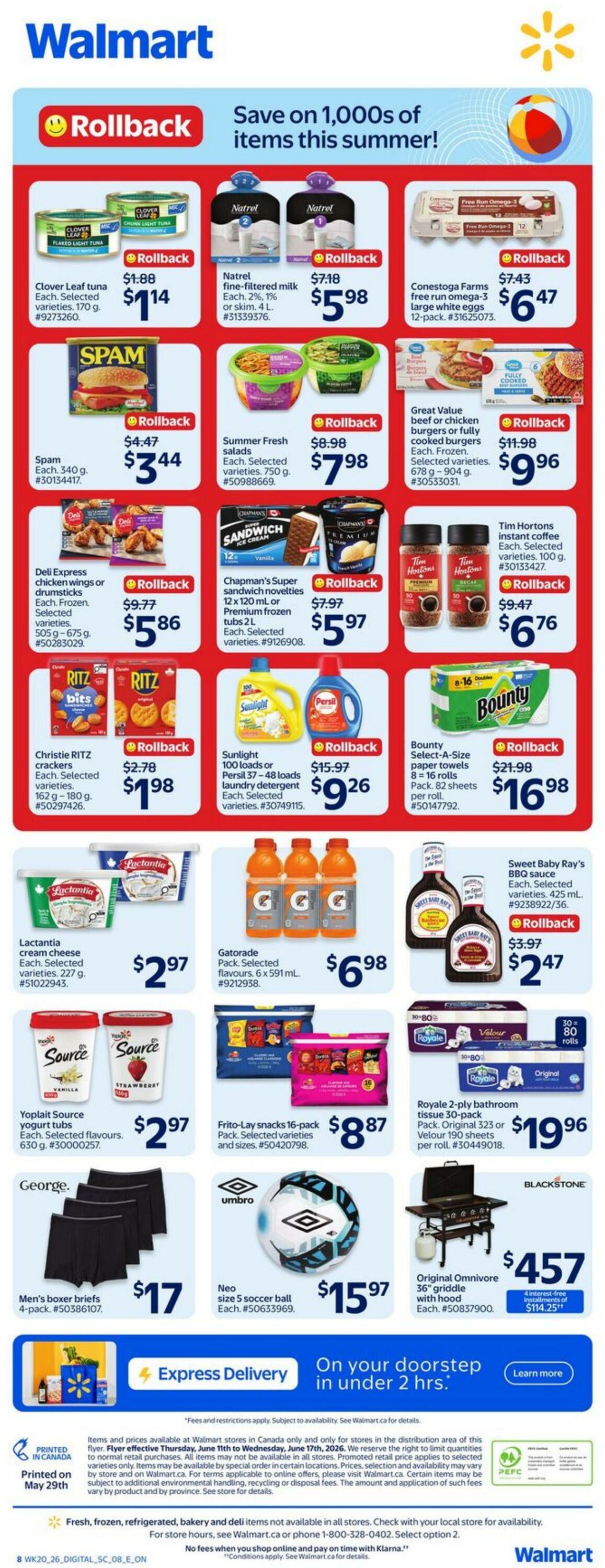 Circulaire Walmart 11.06.2026 - 17.06.2026